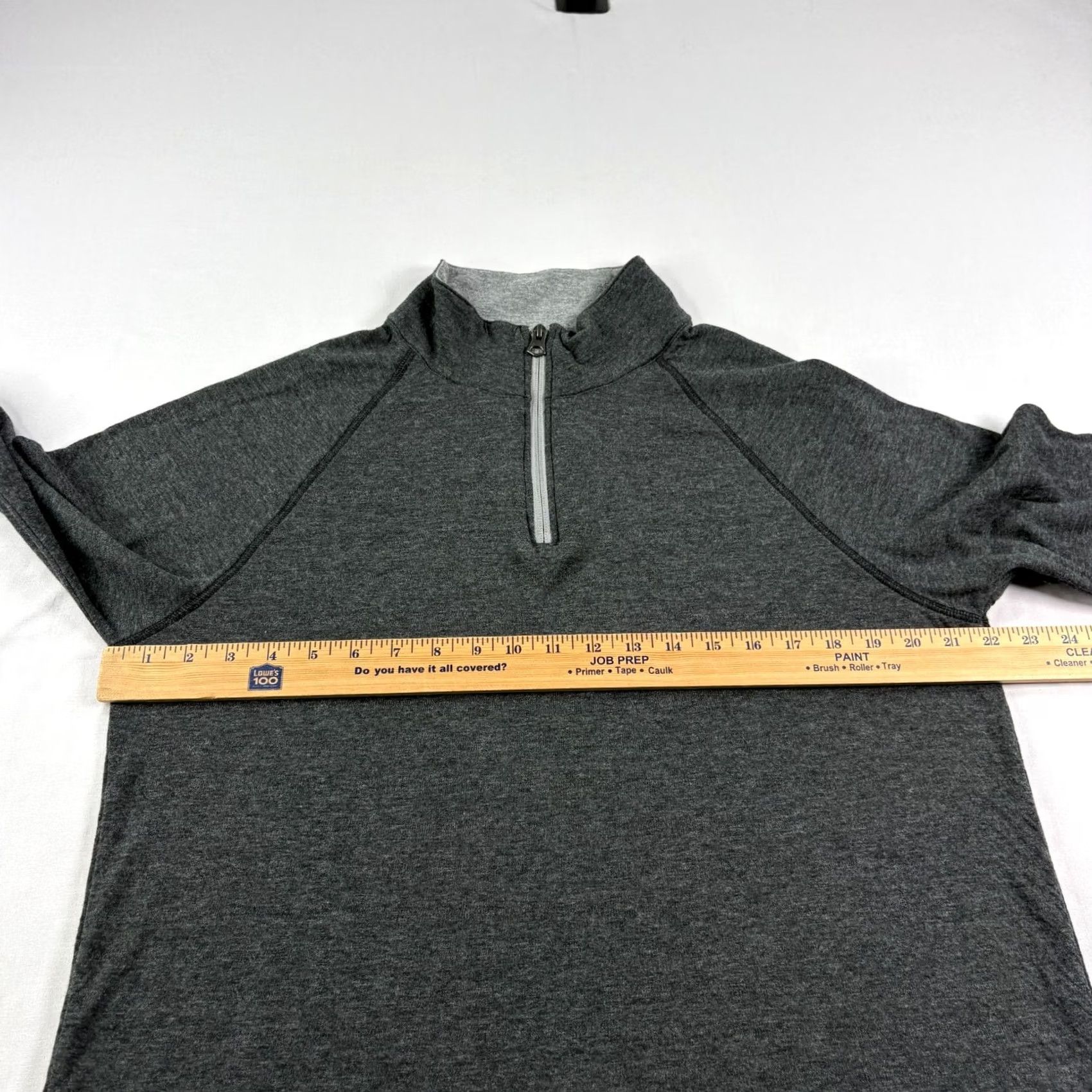 Faherty Faherty Sweater Mens Large Gray Cloud Cotton 1/4 Zip Pullover Golf Casual Preppy Size US L / EU 52-54 / 3 - 5 Thumbnail