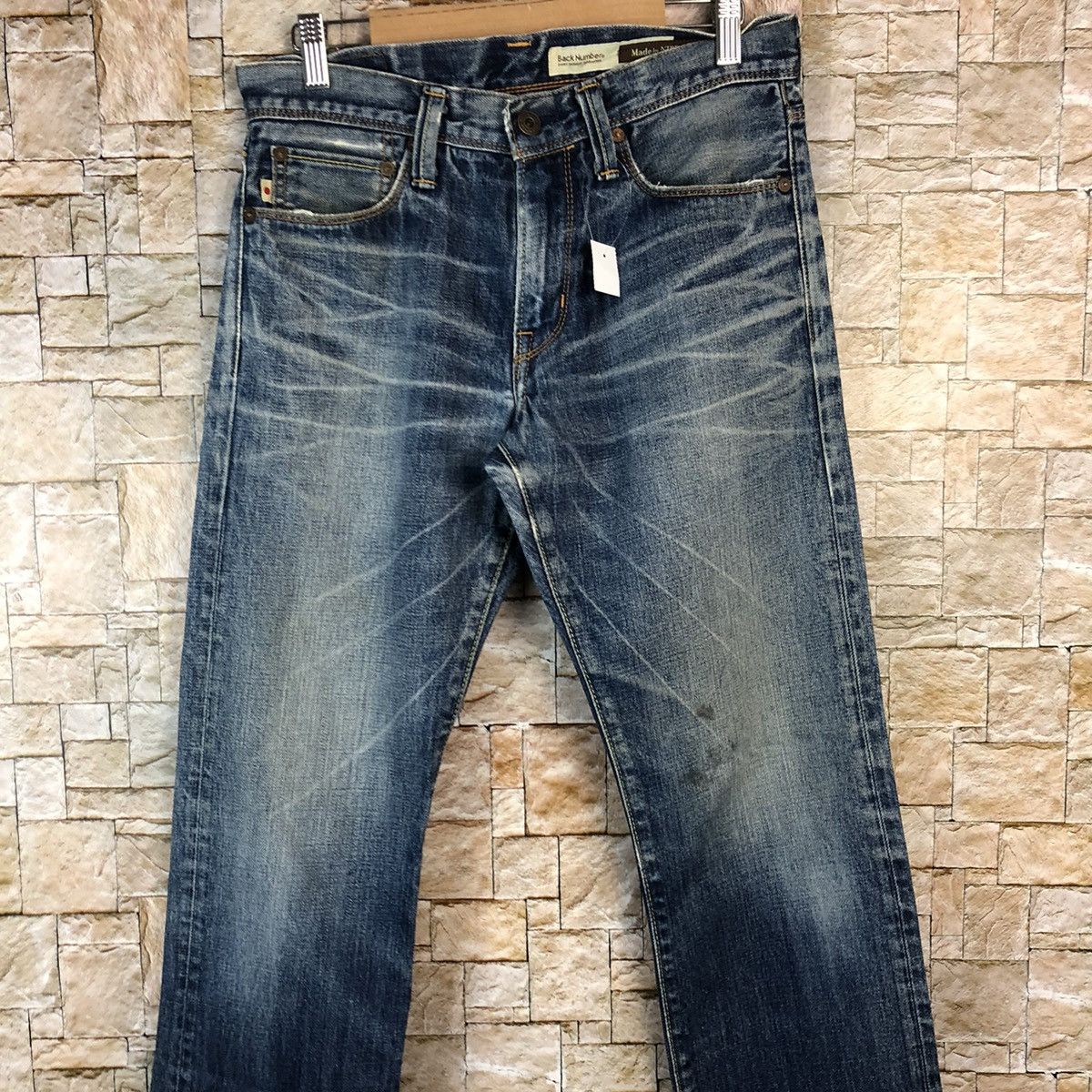 Japanese Brand Back Number Made In Nippon Denim Pants #A1122 Size US 29 - 5 Thumbnail