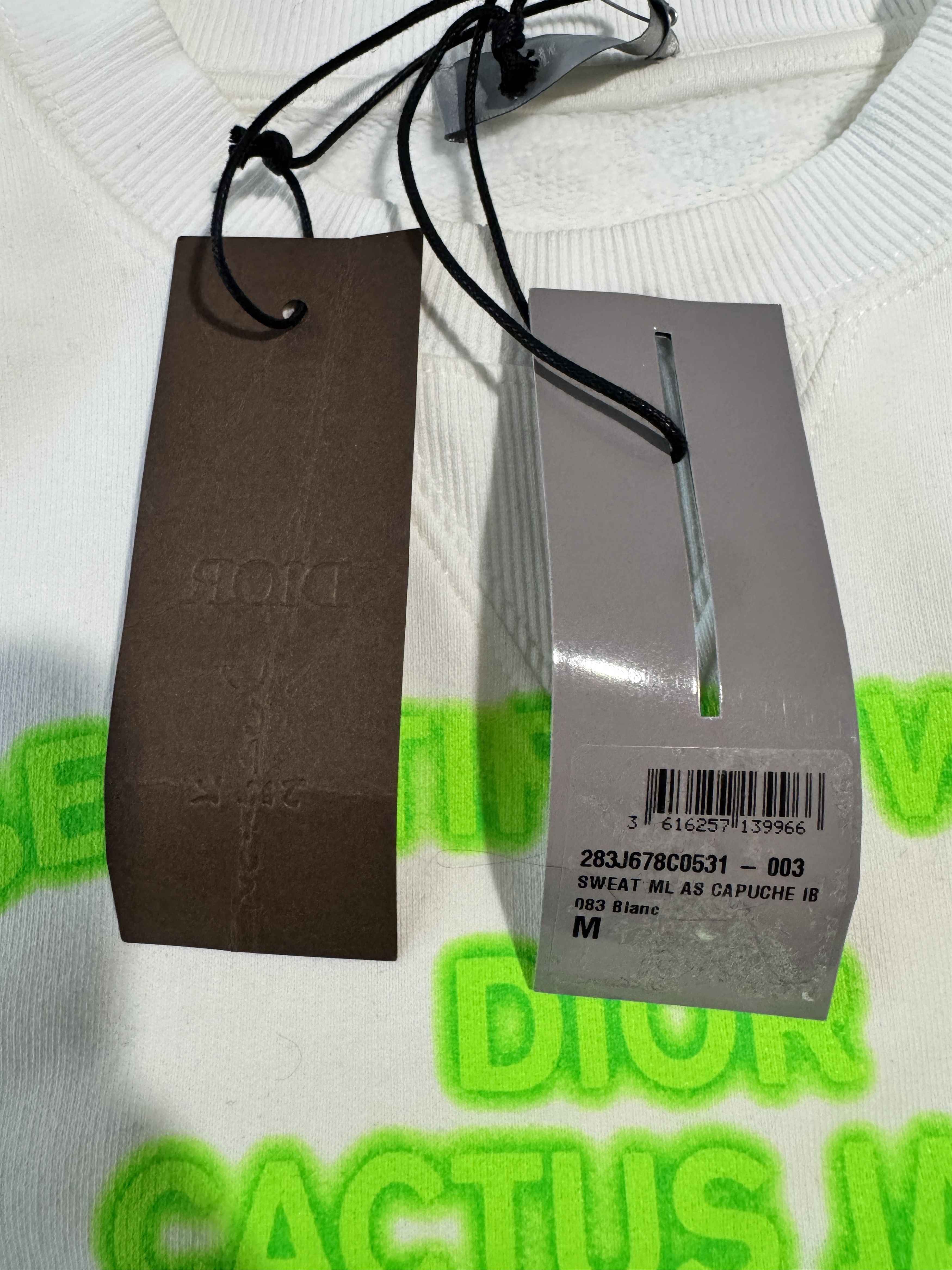 Dior Men Crewneck Catcus Jack Dior Size US M / EU 48-50 / 2 - 7 Thumbnail