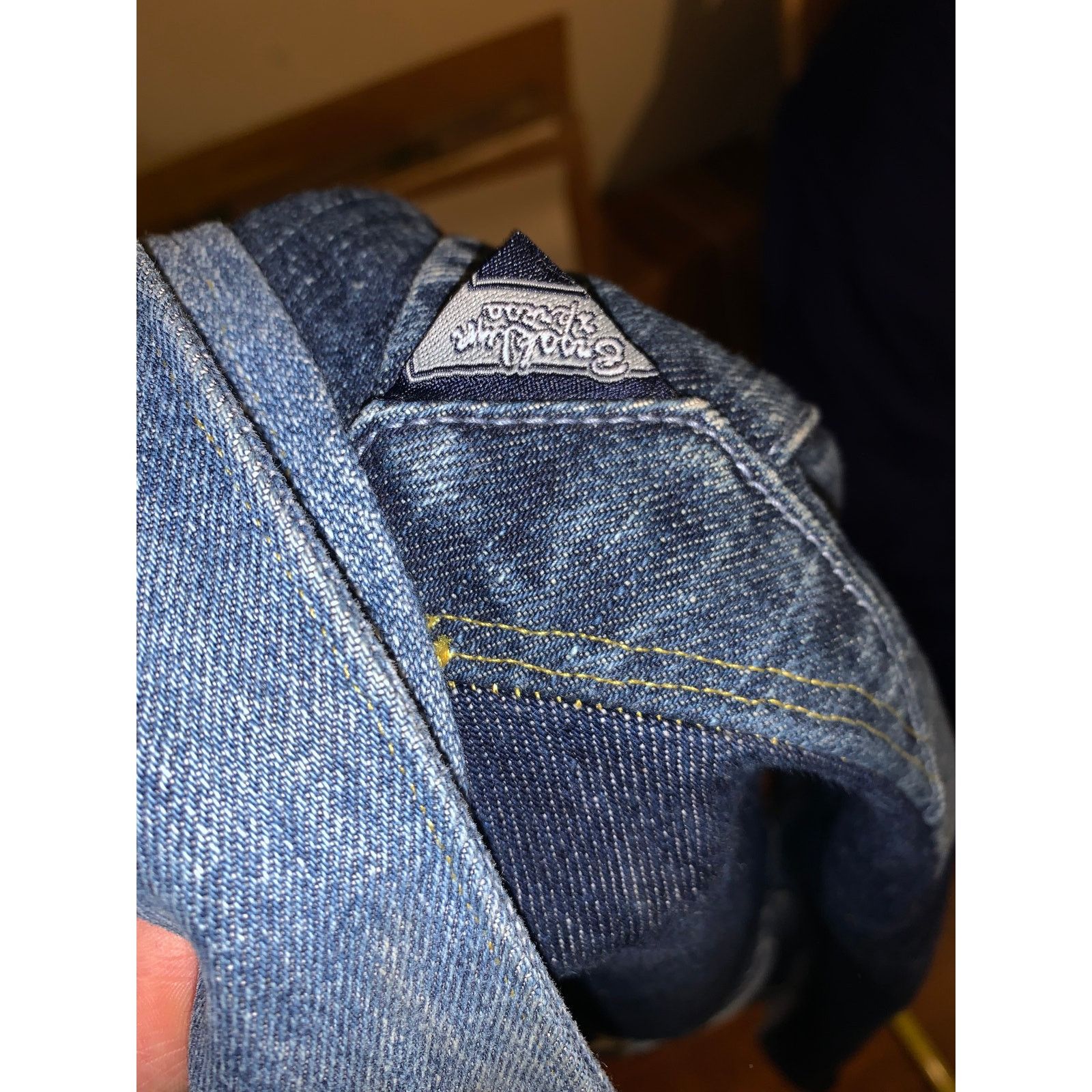 Brooklyn Xpress Reworked Patchwork Denim Jacket Y2K Upcycled Women’s Small Size S / US 4 / IT 40 - 12 Thumbnail