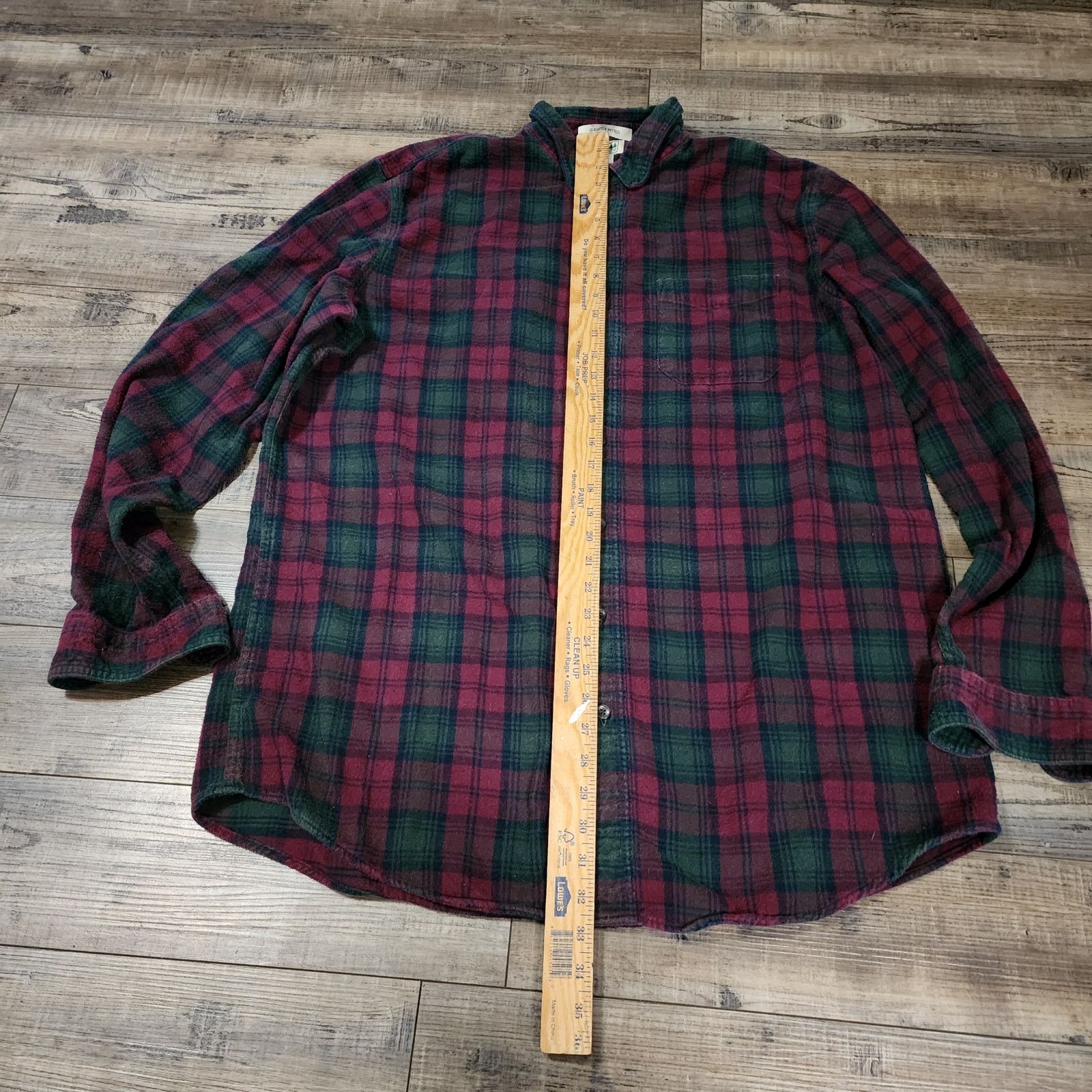 L.L. Bean L.L. Bean long sleeve flannel button up mens sz XL Tall 2418 Size US XL / EU 56 / 4 - 3 Thumbnail