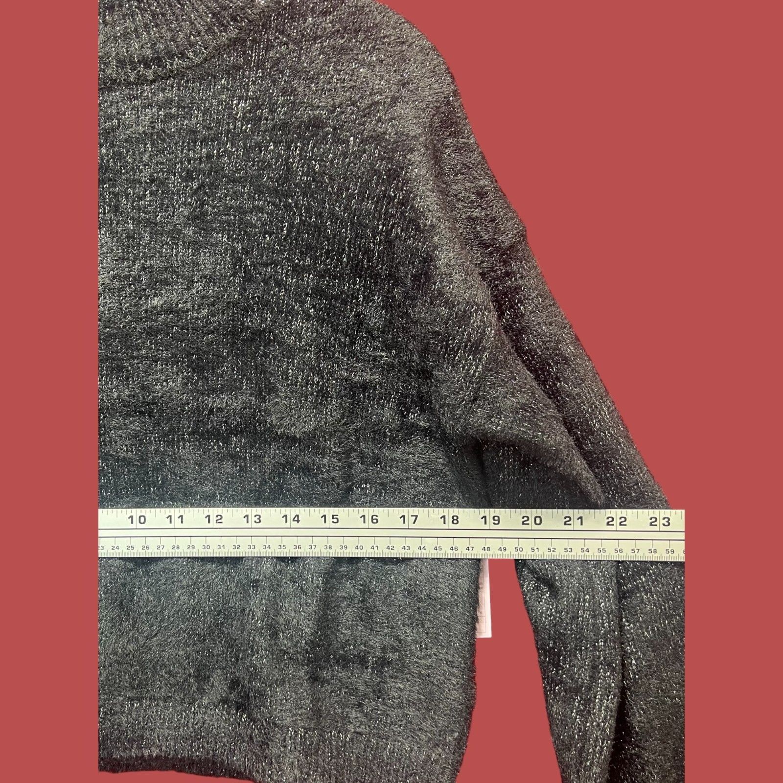 Other Wild Fable - Women's Mock Turtleneck Fuzzy Pullover Sweater Size M / US 6-8 / IT 42-44 - 5 Thumbnail