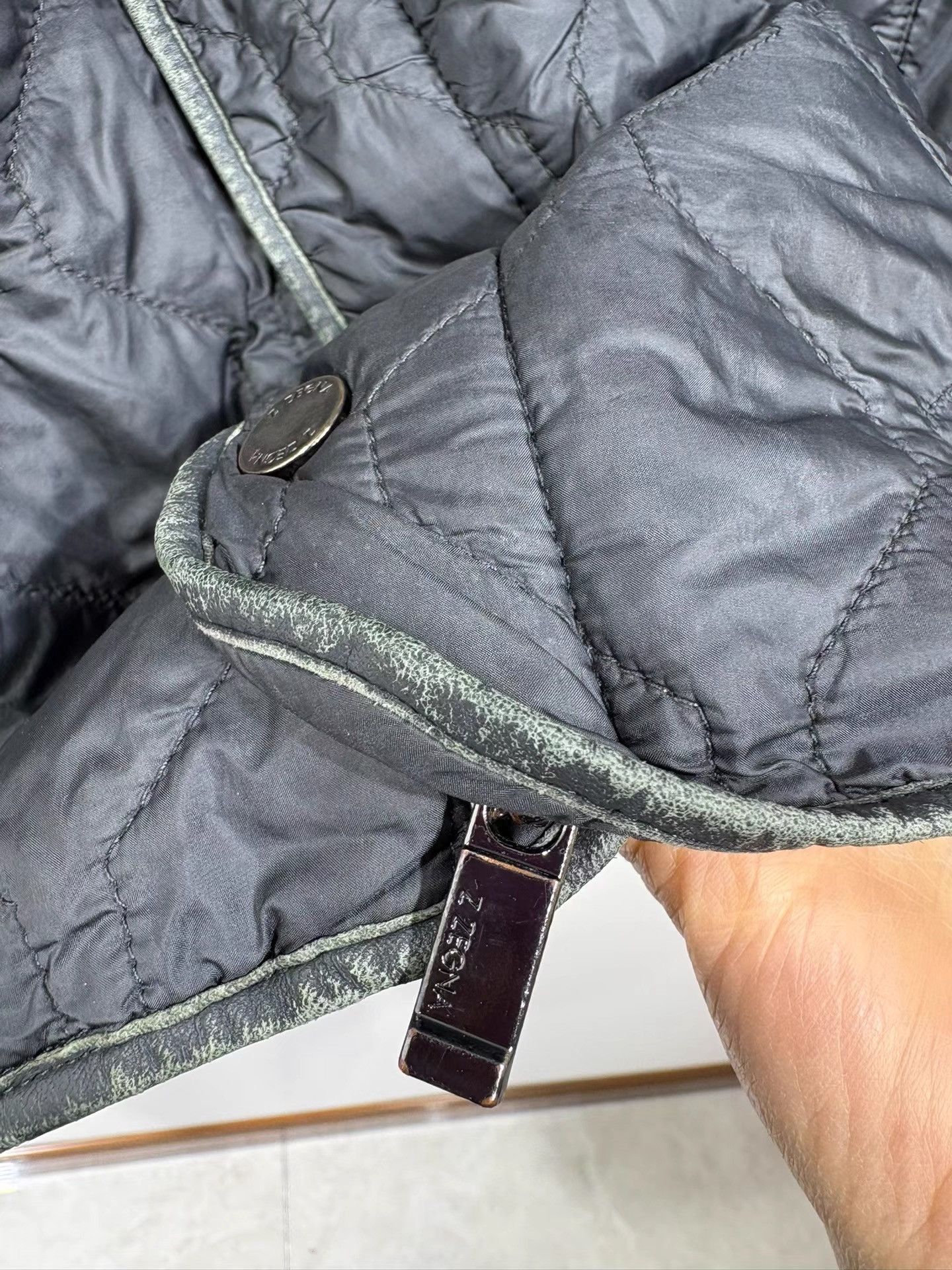 Z Zegna Z ZEGNA Black Diamond Quilted Padded Jacket K29 Size US XXL / EU 58 / 5 - 3 Thumbnail