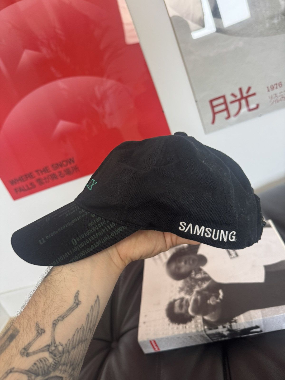 Vintage Vintage 1999 The Matrix Hat Movie Promo 90s Y2k Snapback Size ONE SIZE - 3 Thumbnail