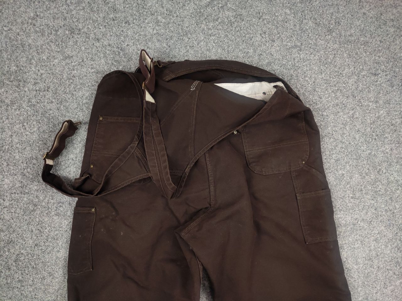 Carhartt Vintage Carhartt Baggy double knee Work canvas overalls USA Size US 36 / EU 52 - 11 Thumbnail