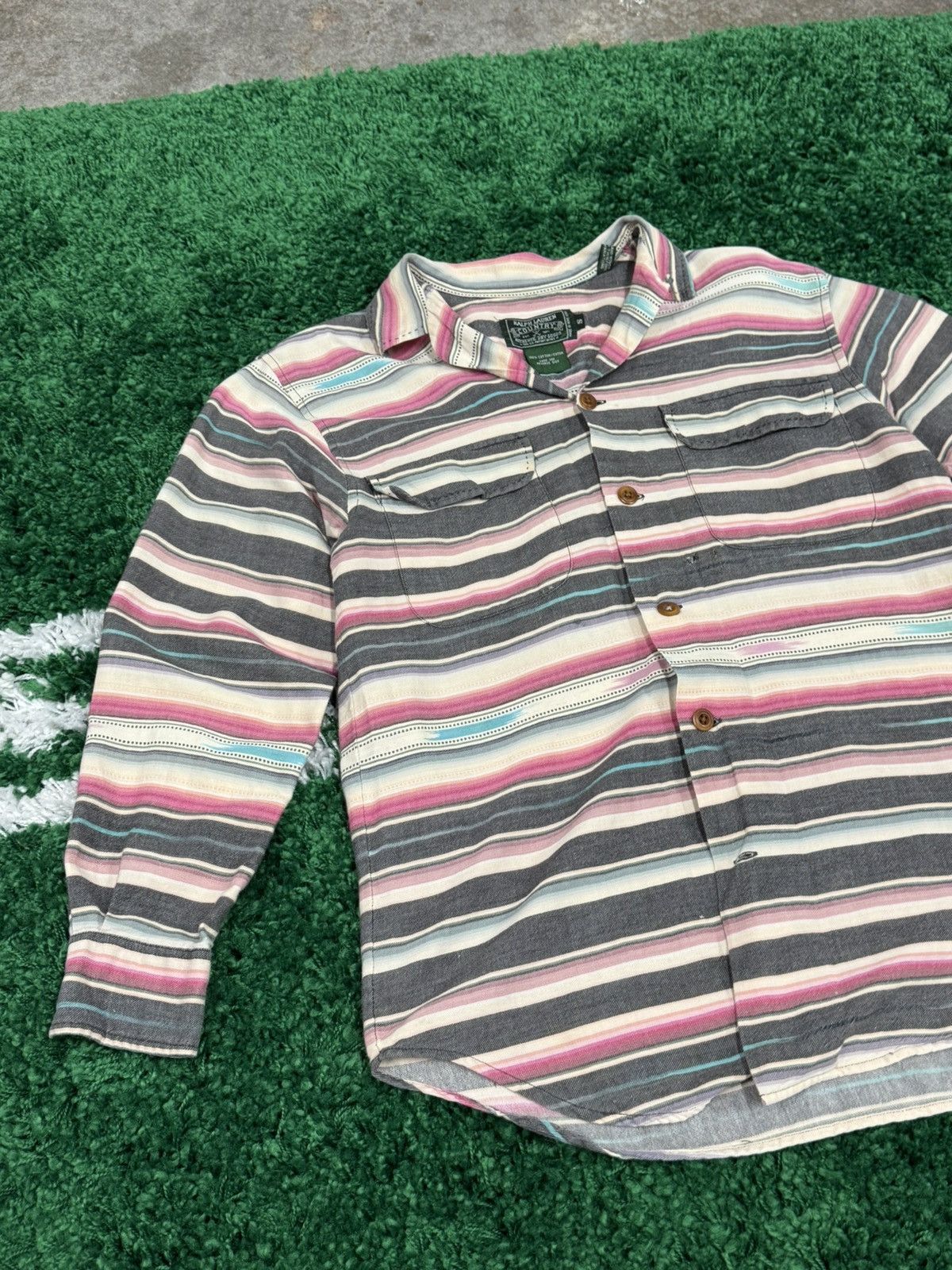 Polo Ralph Lauren Ralph Lauren Aztec Southwestern Navajo Blanket Shirt Small Size S / US 4 / IT 40 - 2 Thumbnail