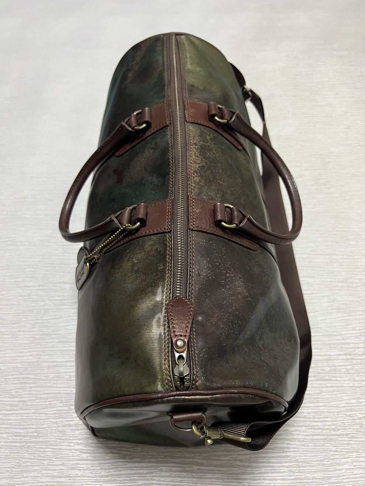 Jean Paul Gaultier JPG - FW95 - Cyber Iridescent Rust Two Way Boston Duffle Bag Size ONE SIZE - 8 Thumbnail