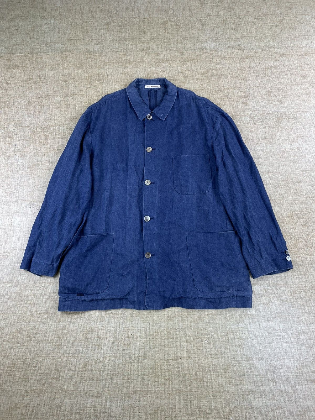 Vintage Papas Island Japanese Brand Workwear Design Jacket