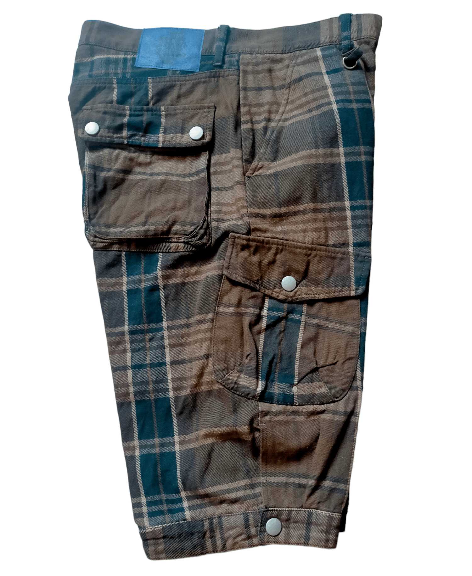 Japanese Brand PPFM Cargo Plaid Short Pants Size US 32 / EU 48 - 10 Thumbnail