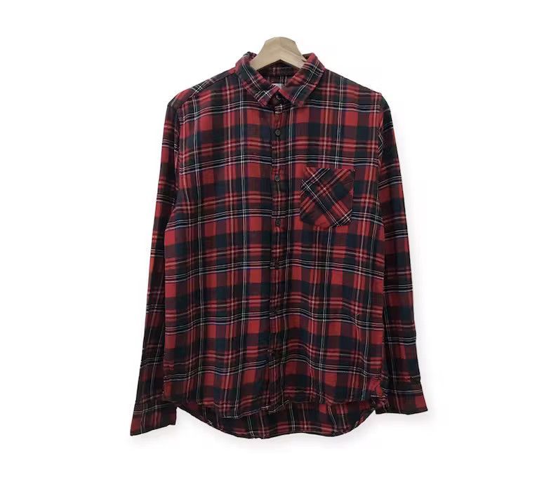 Flannel Japanese Brand Browny Plaid Tartan Flannel Shirt Size US L / EU 52-54 / 3 - 1 Thumbnail