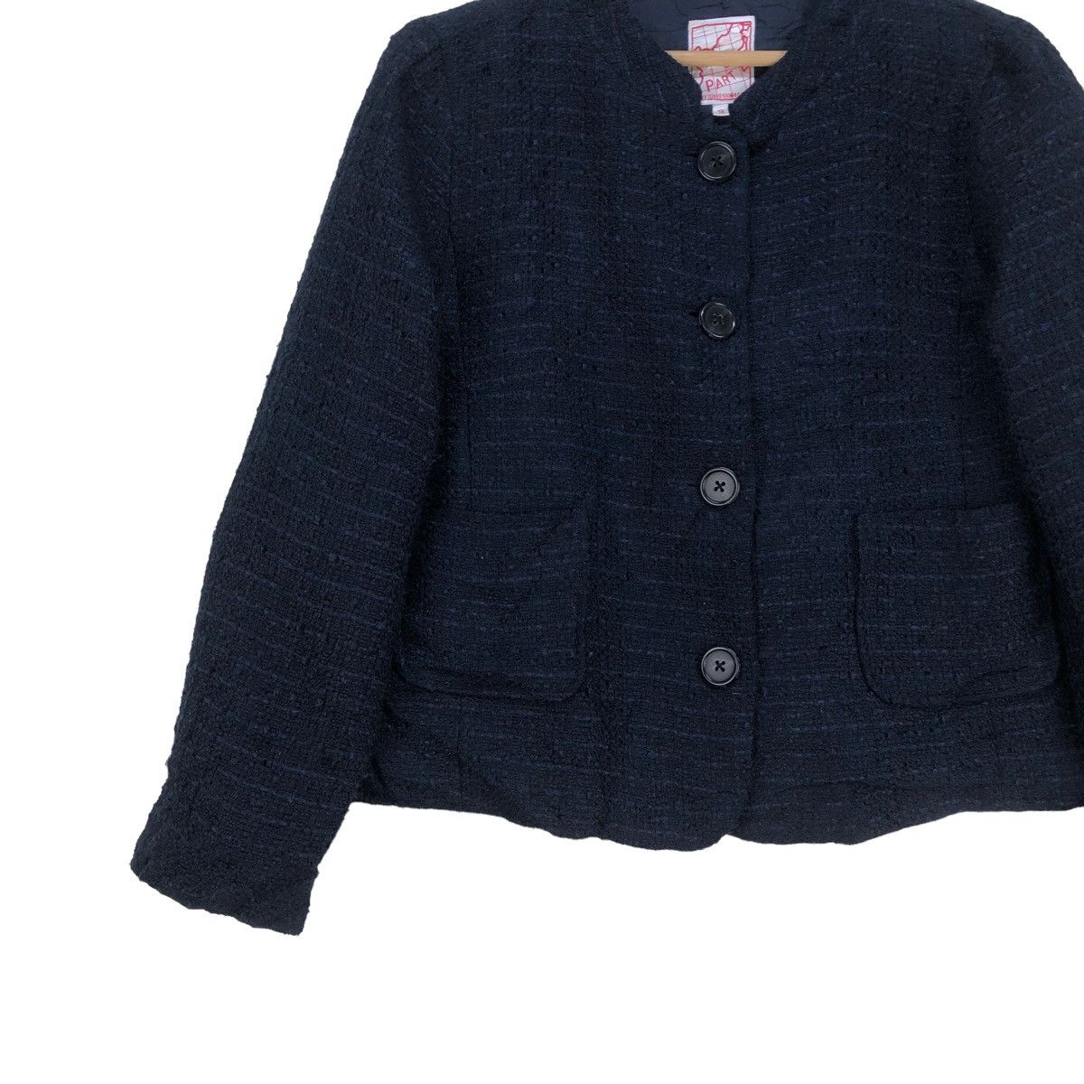 Japanese Brand 🔥Junko Shimada Tweed Jacket Size M / US 6-8 / IT 42-44 - 3 Thumbnail