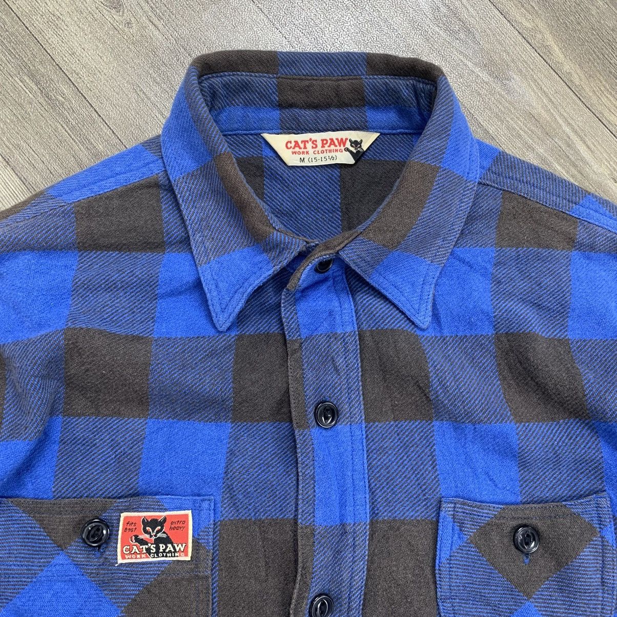 CAT'S PAW Cat’s Paw Plaid Flanel Double Pocket 🐱 Size US M / EU 48-50 / 2 - 4 Thumbnail