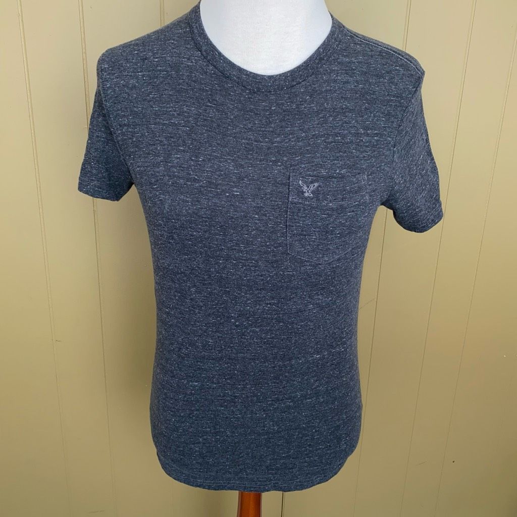 American Eagle Outfitters American Eagle Outfitters men S athletic fit short sleeve Cr Size US S / EU 44-46 / 1 - 1 Thumbnail