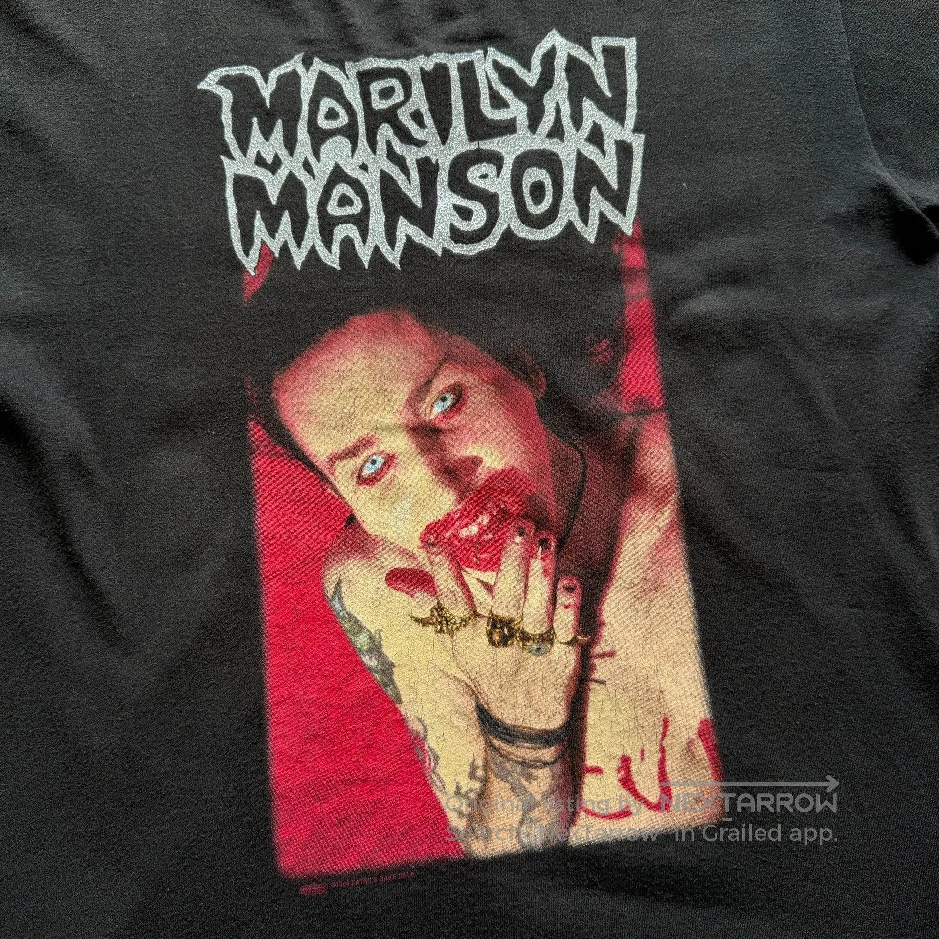 Vintage Vintage 1994 Marilyn Manson Band Tee. Size US M / EU 48-50 / 2 - 4 Thumbnail