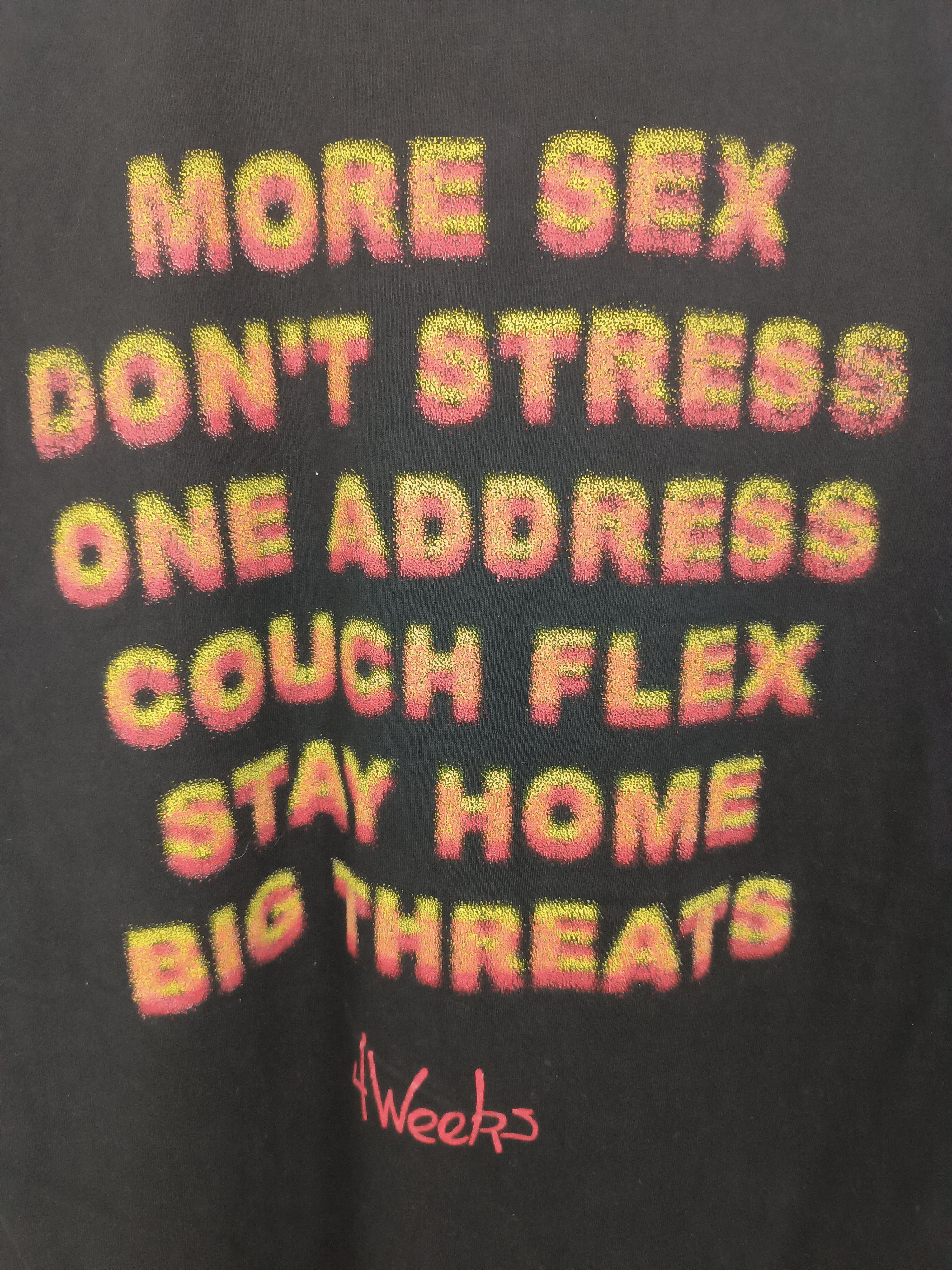 Other VINTAGE MORE SEX DONT STRESS FUNNY HUMOR ADULT TEES Size US M / EU 48-50 / 2 - 17 Thumbnail