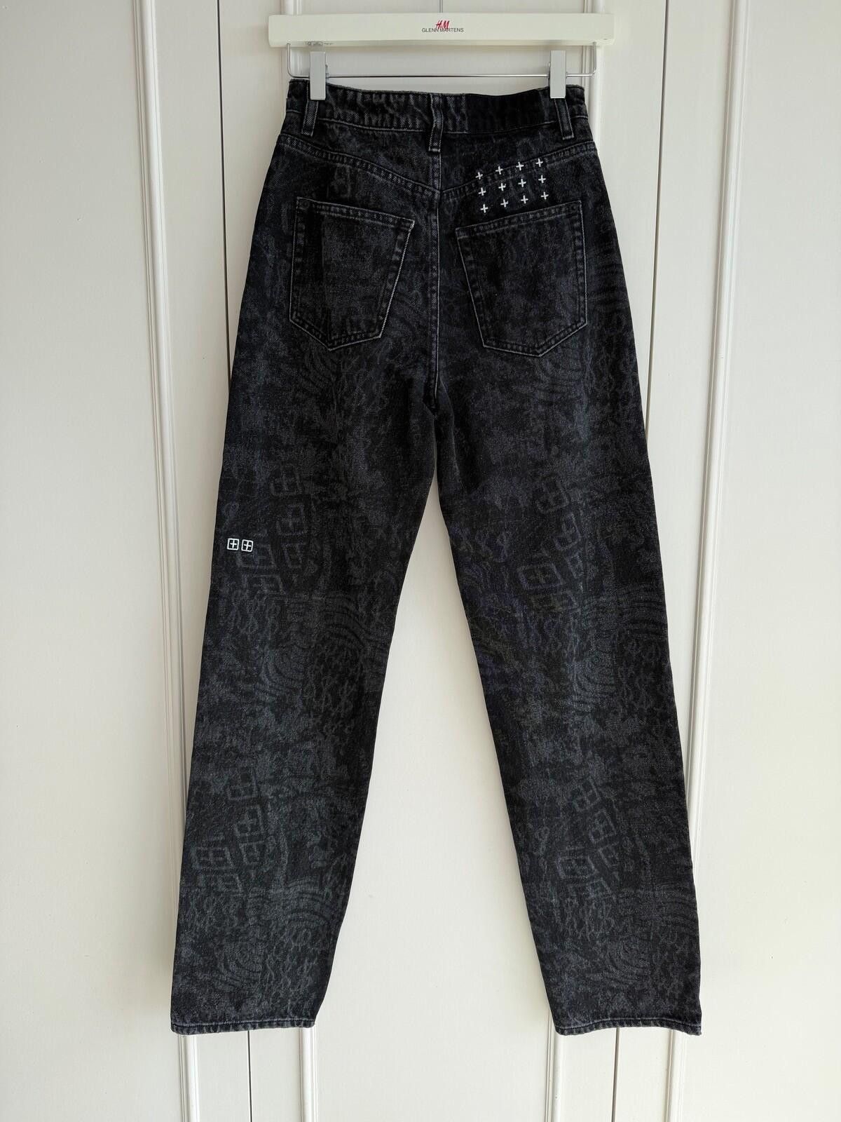 Ksubi new ksubi womens denim jeans playback black print grey 26 8 Size 26" / US 2 / IT 38 - 5 Thumbnail