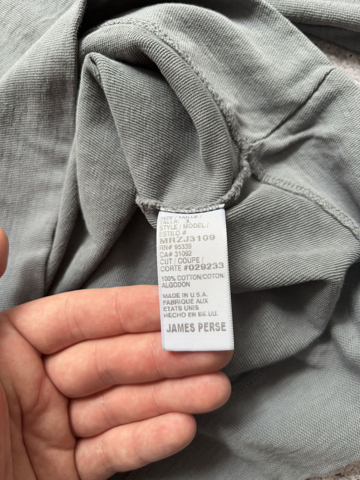 James Perse James Perse Basic Gray Hoodie Made In USA Size US S / EU 44-46 / 1 - 7 Thumbnail
