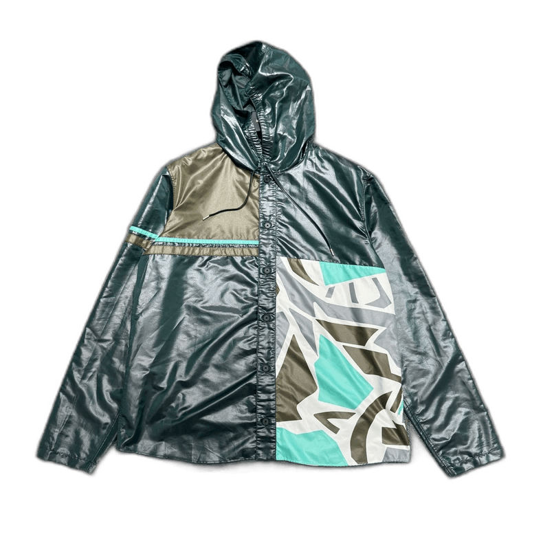 Hermes Hooded Windbreaker Coat-yf