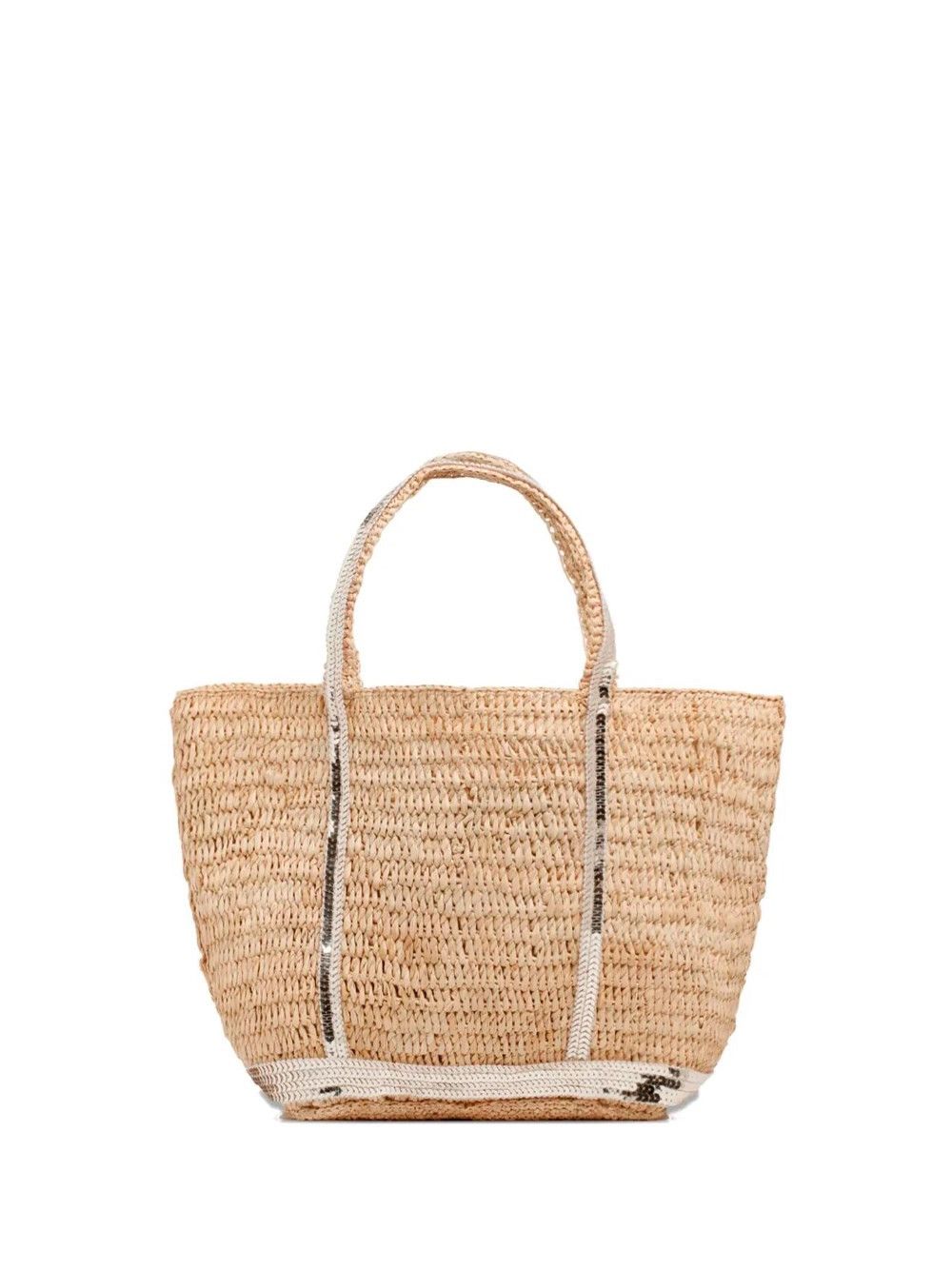 Vanessa Bruno Raphia Small Cabas Tote Size ONE SIZE - 1 Thumbnail