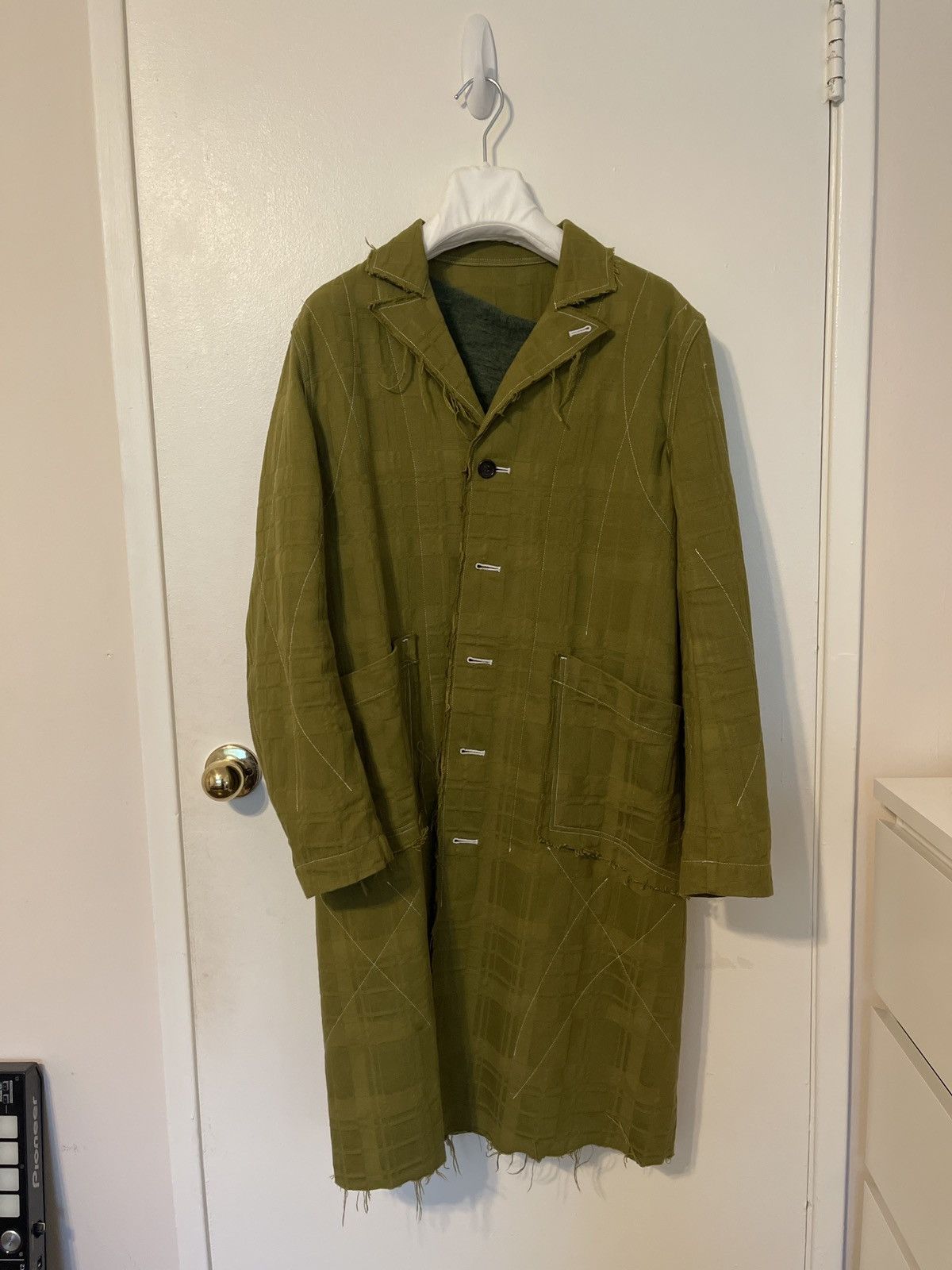 image of Sulvam Aw18 Green Coat, Men's (Size Small)