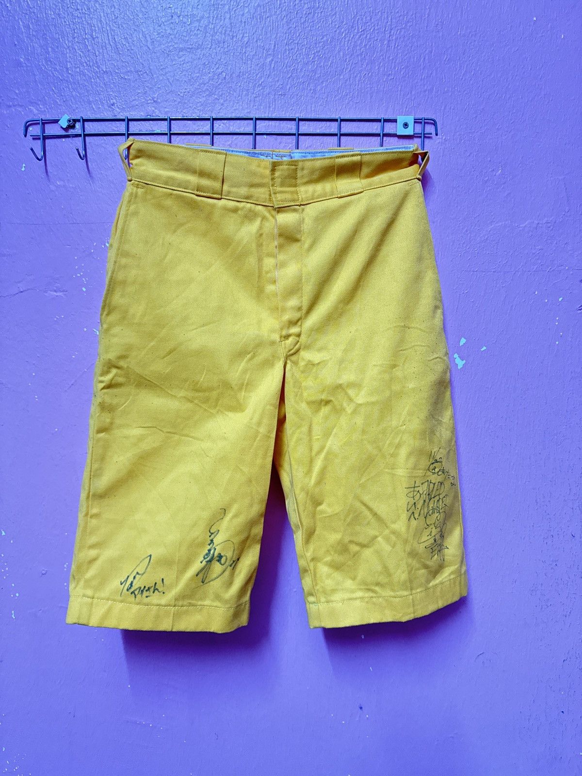 image of Made In Usa Dickies Short Pants in Yellow, Men's (Size 27)