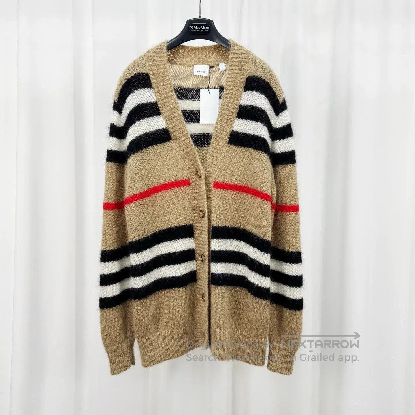 Burberry burberry cashmere striped knit cardigan. Size US M / EU 48-50 / 2 - 1 Thumbnail