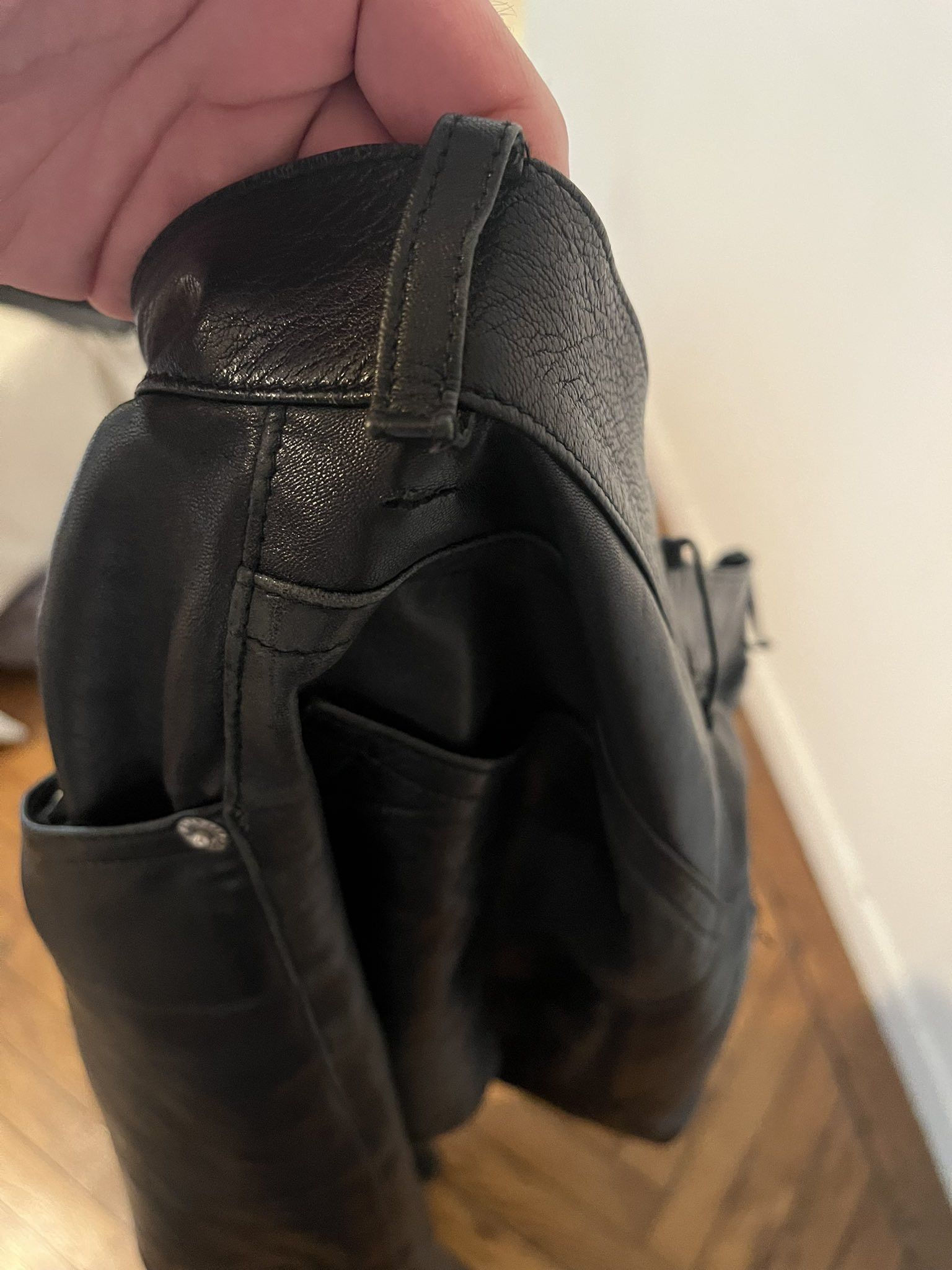Helmut Lang OG Helmut Lang leather pant (1999) Size US 30 / EU 46 - 11 Thumbnail