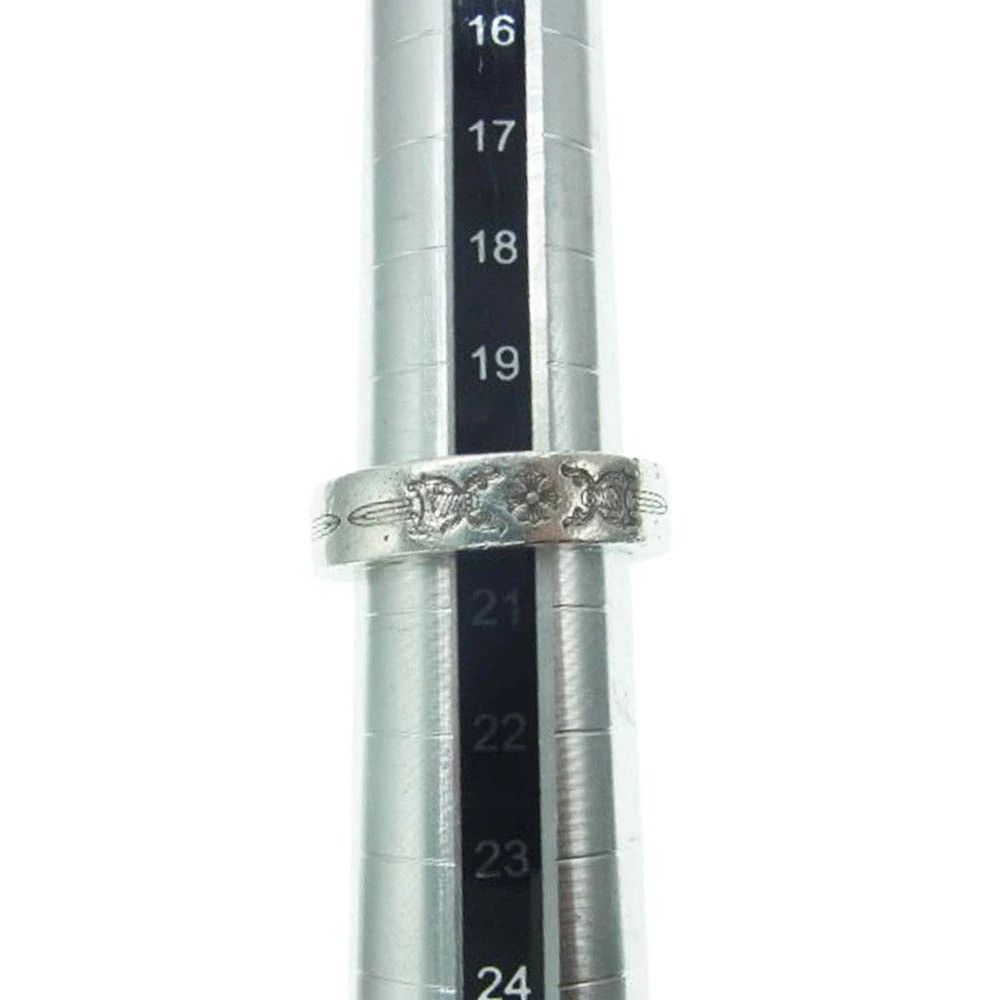 Chrome Hearts 10 CHROME HEARTS DAGGER 6mm SPACER SILVER RING Size ONE SIZE - 5 Thumbnail