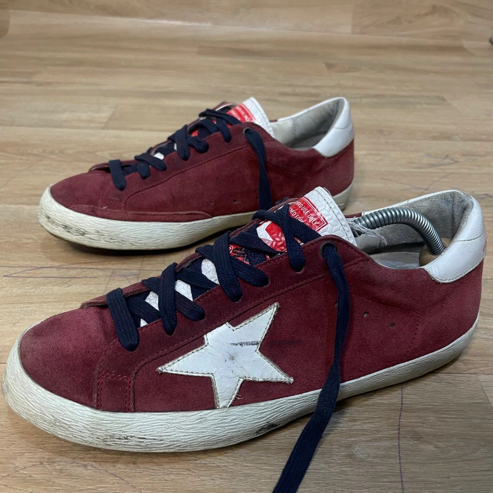 VINTAGE Golden Goose Sneakers SUPERSTAR GGDB Leather RED