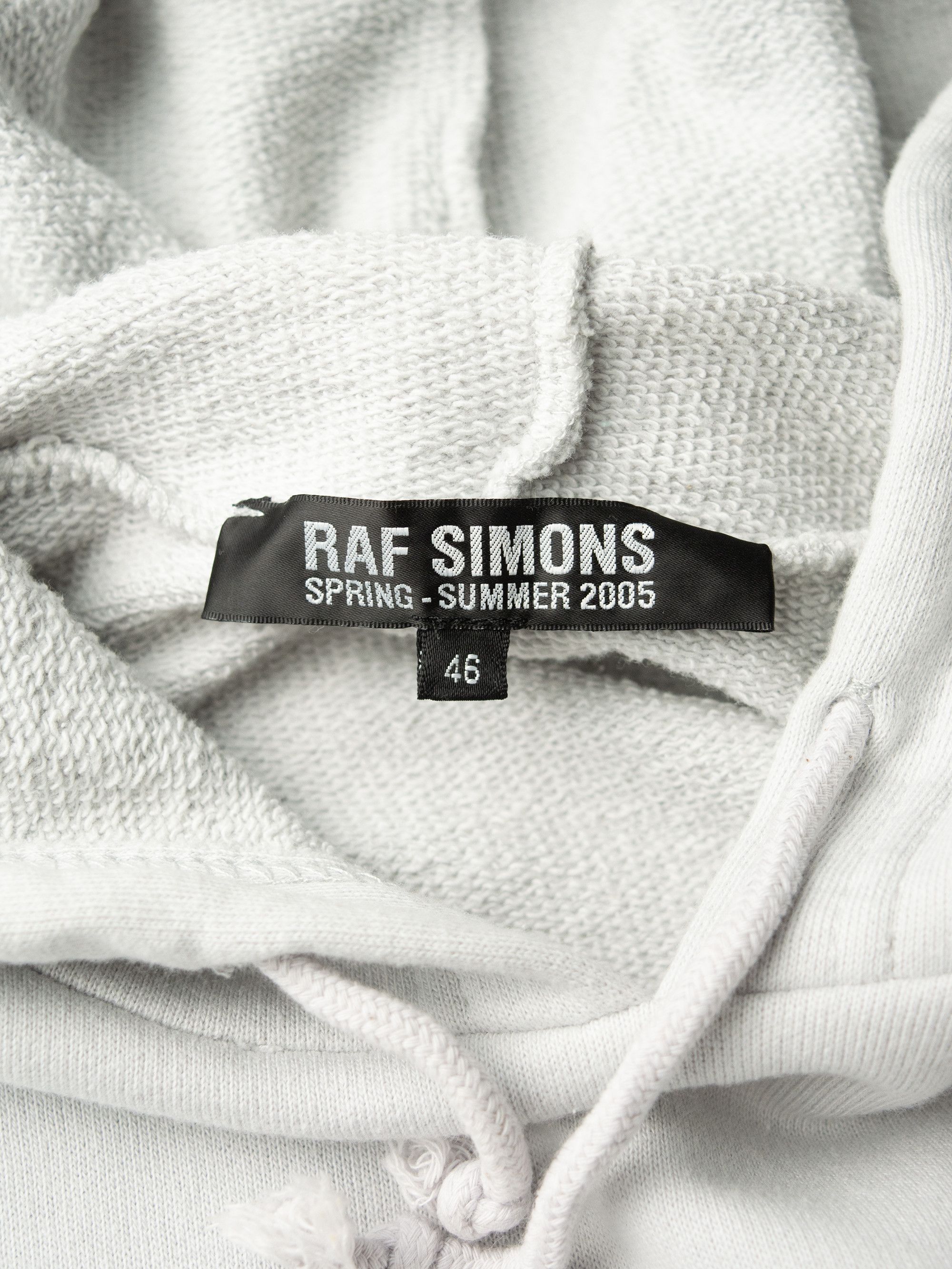 Raf Simons Raf Simons - S/S 2005 "History of the World" fitting hoodie Size US S / EU 44-46 / 1 - 3 Thumbnail