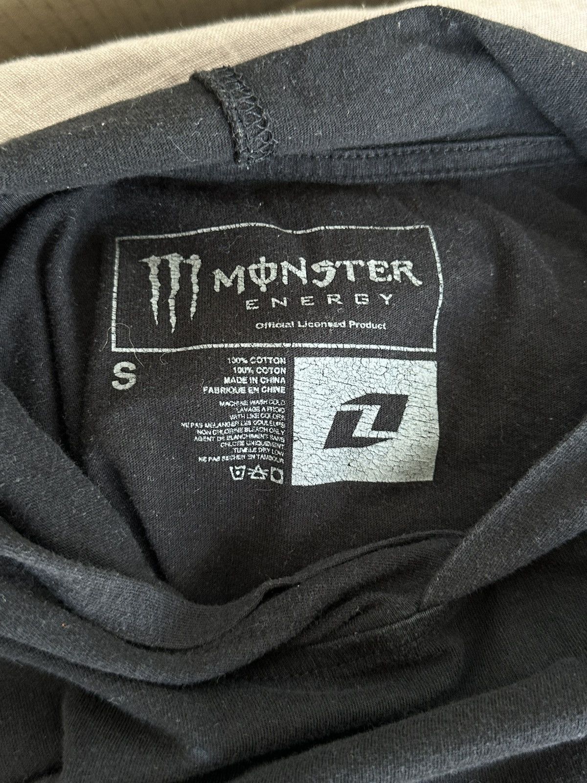 Beauty Beast × Vintage Vintage Monster Energy Printed Black Hoodie Size S / US 4 / IT 40 - 7 Thumbnail