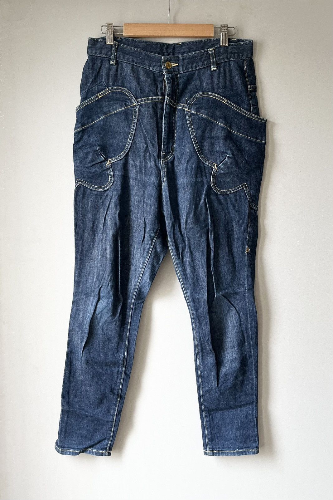 mercibeaucoup Mercibeaucoup by Issey Miyake drop crotch denim Jeans Size US 30 / EU 46 - 1 Thumbnail