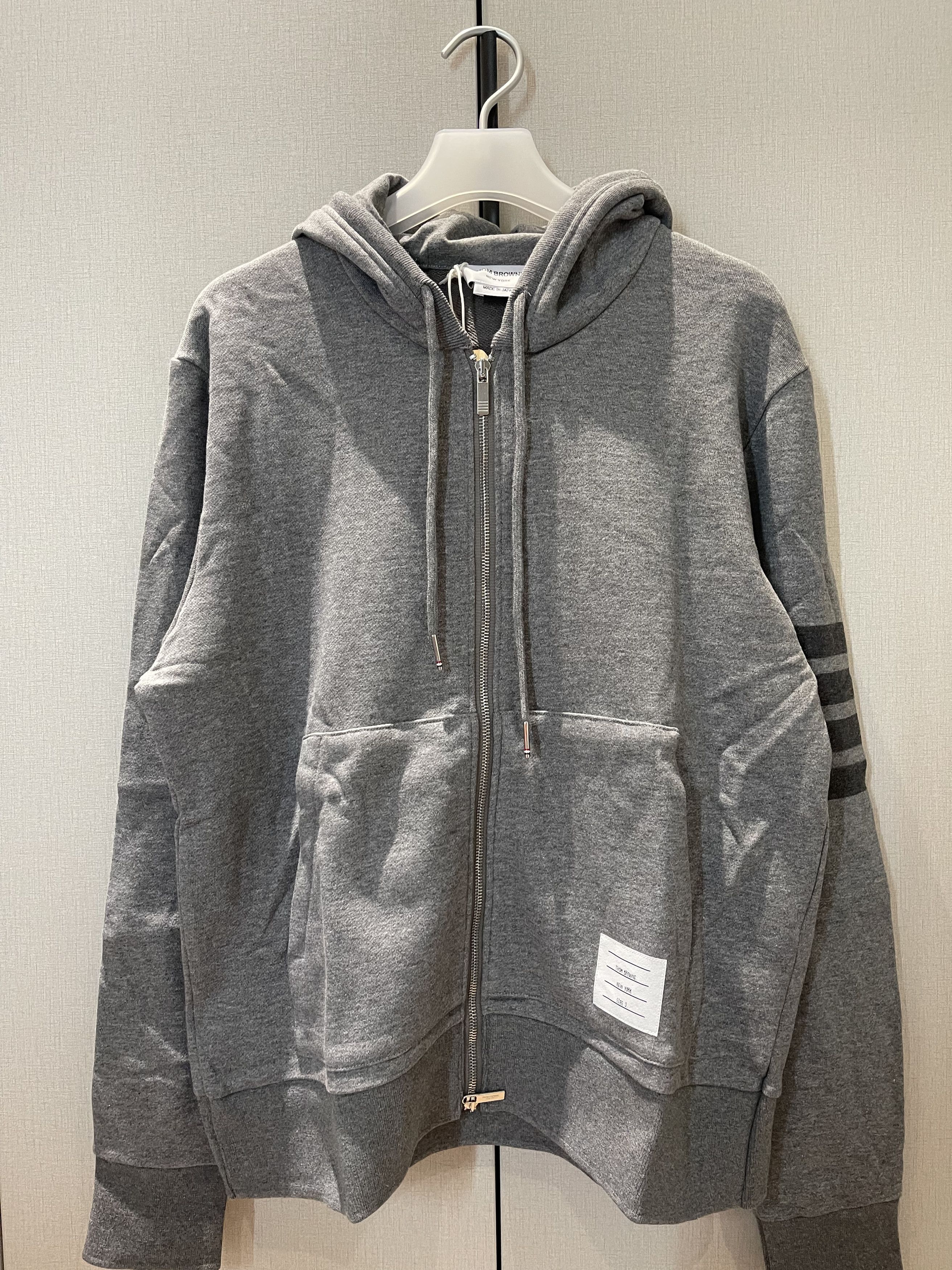 Thom Browne Thom Browne Zip Hoodie Grey Size US L / EU 52-54 / 3 - 1 Thumbnail