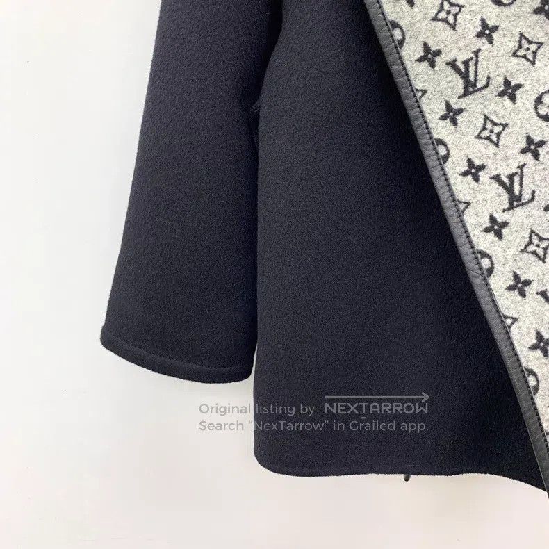Louis Vuitton Louis Vuitton Black lining logo, full print, sheep wool ho Size XXS / US 00 / IT 34 - 4 Thumbnail