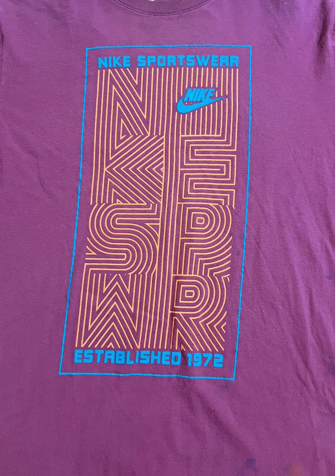 Nike Nike sportswear medium purple tee Size US M / EU 48-50 / 2 - 2 Thumbnail