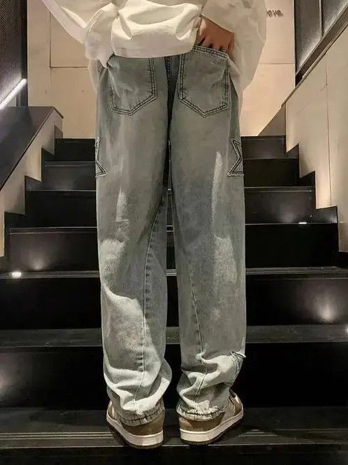 Jean Yoshiko x Kino Star Skate Baggy Denim Jeans Loose fit Size US 32 / EU 48 - 3 Thumbnail