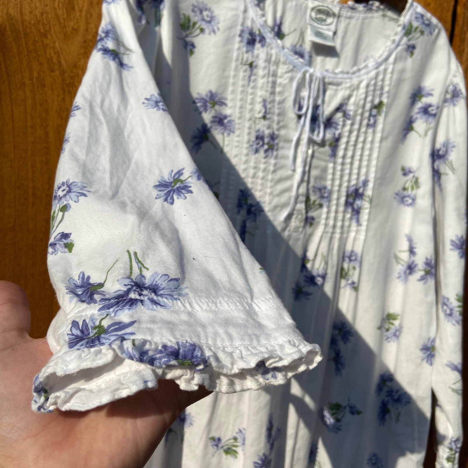 Laura Ashley Vintage 80’s Laura Ashley Purple Daisy Dress/Nightgown Size M / US 6-8 / IT 42-44 - 10 Thumbnail