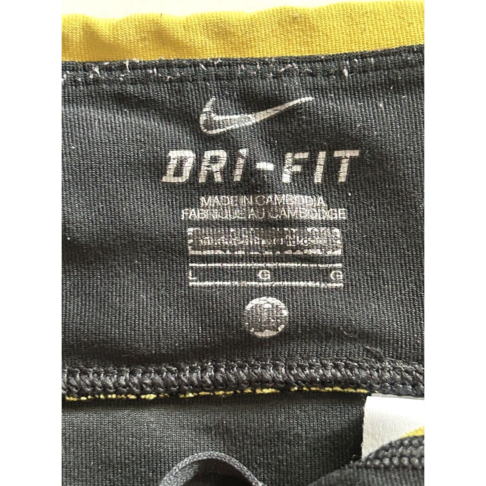 Nike Nike Leggings Womens Large Black Cropped Drawstring Stretch Dri-FIT Athletic Activewear | Leggings, Shoes? Size 36" / US 14 / IT 50 - 5 Thumbnail