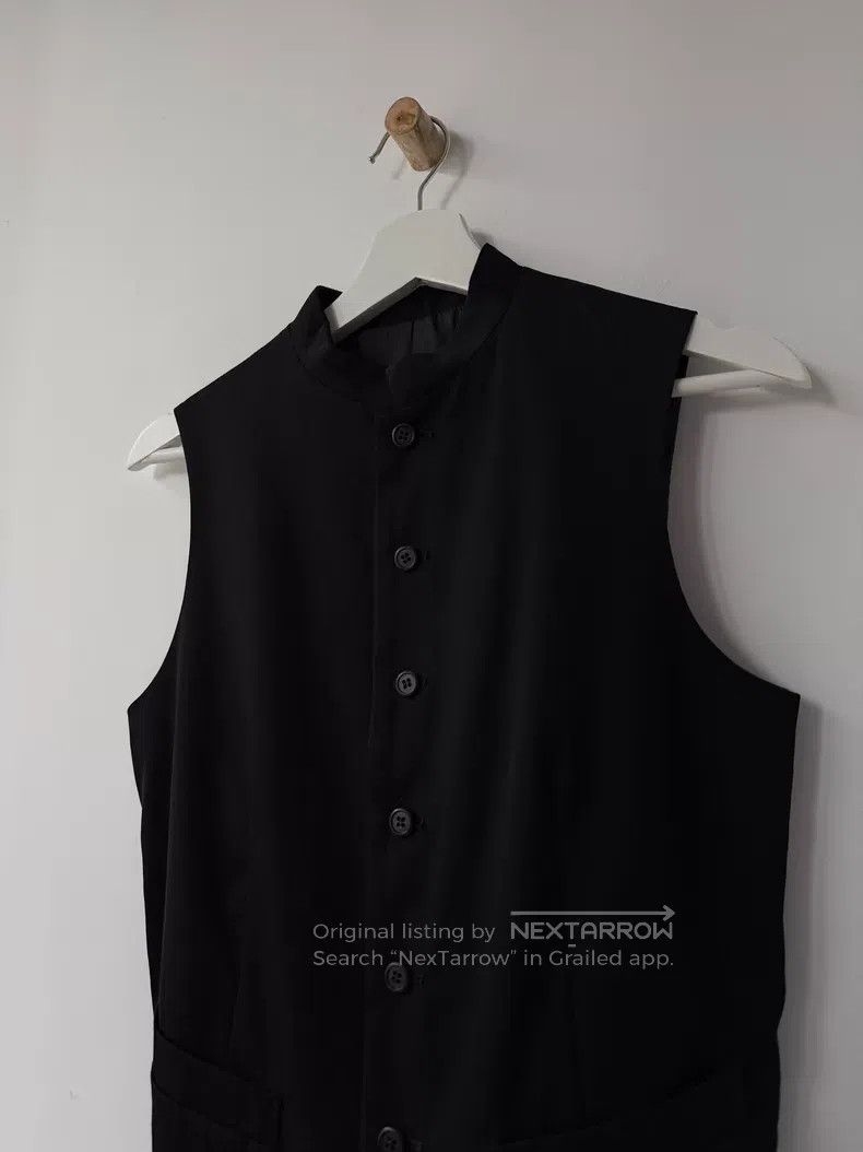 Yohji Yamamoto Yohji Yamamoto size os 2000AW Straight-Front Collar Vest Size US M / EU 48-50 / 2 - 6 Thumbnail