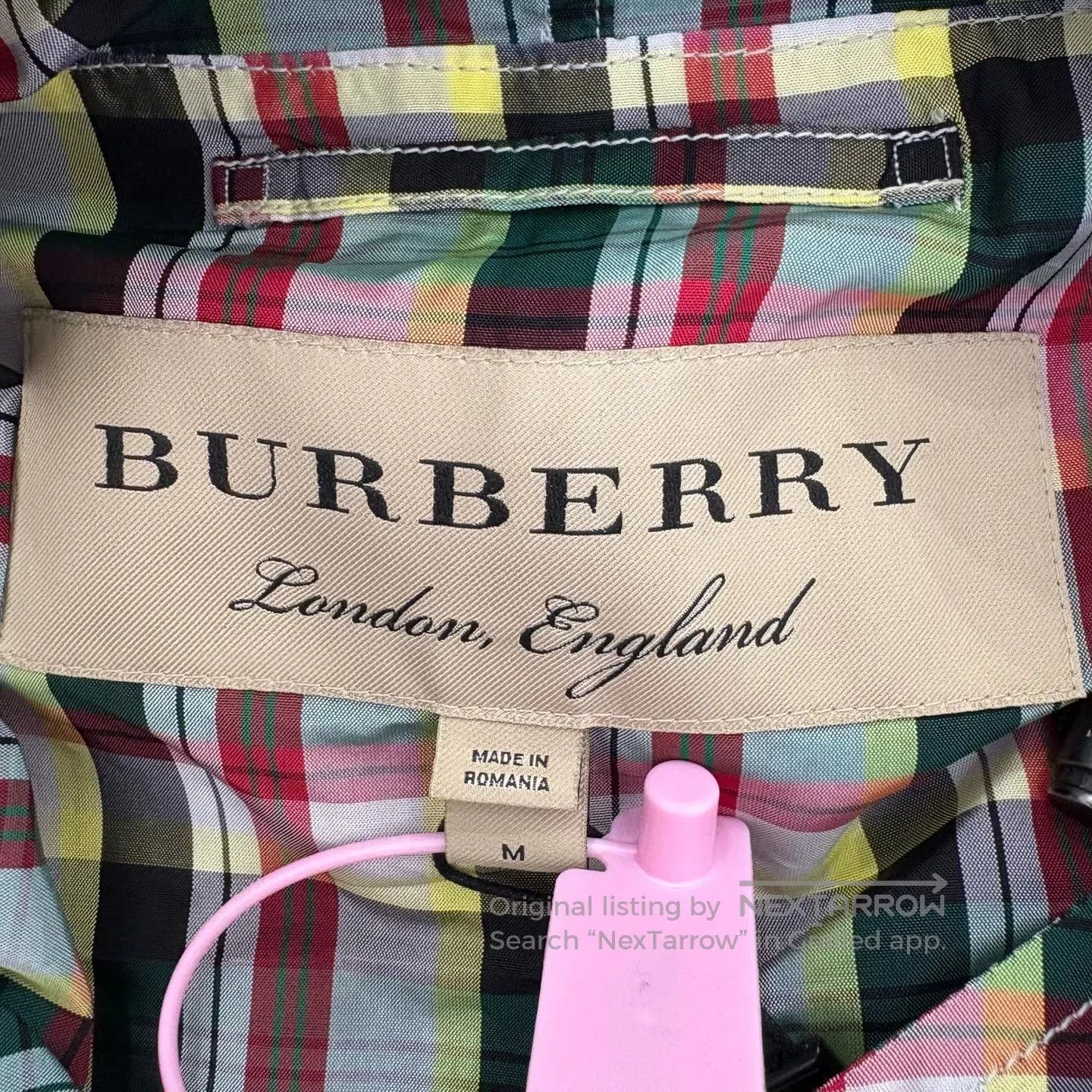 Burberry Burberry Checkered trench coat Size M / US 6-8 / IT 42-44 - 3 Thumbnail