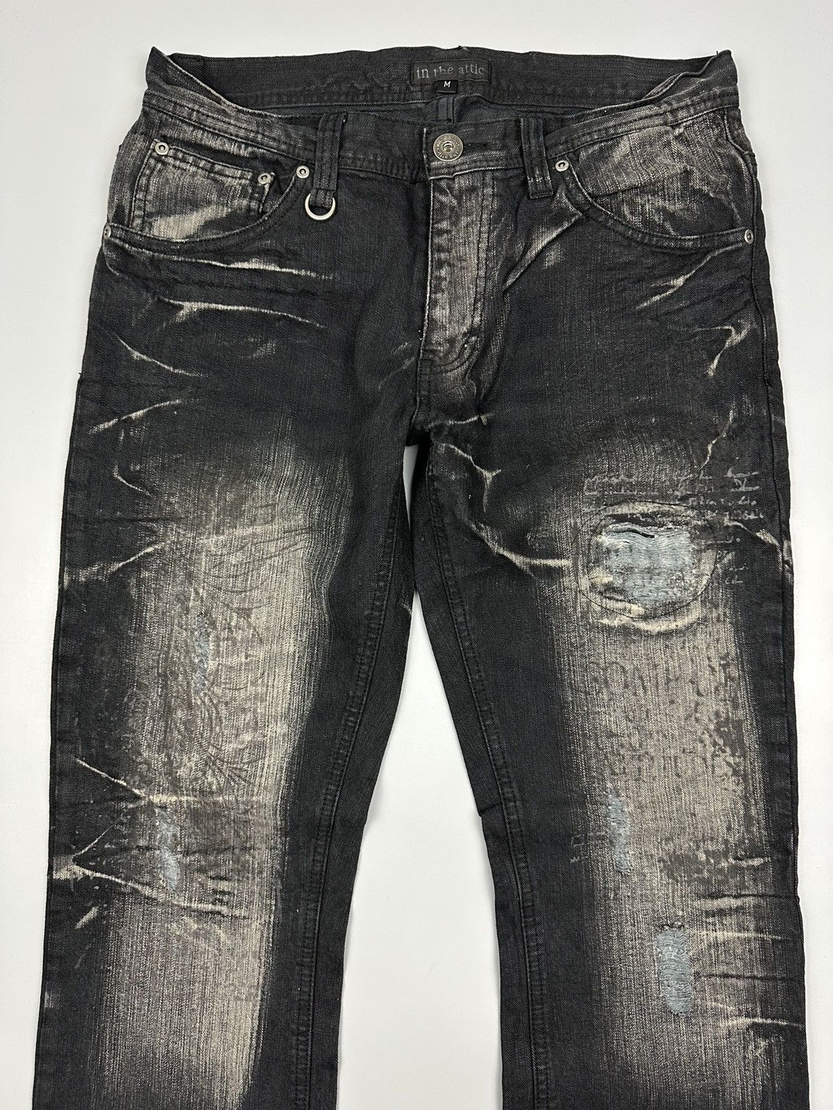 In The Attic × Seditionaries 🔥Sick Nice🔥 Distressed In The Attic Whiskered Denim Size US 32 / EU 48 - 5 Thumbnail