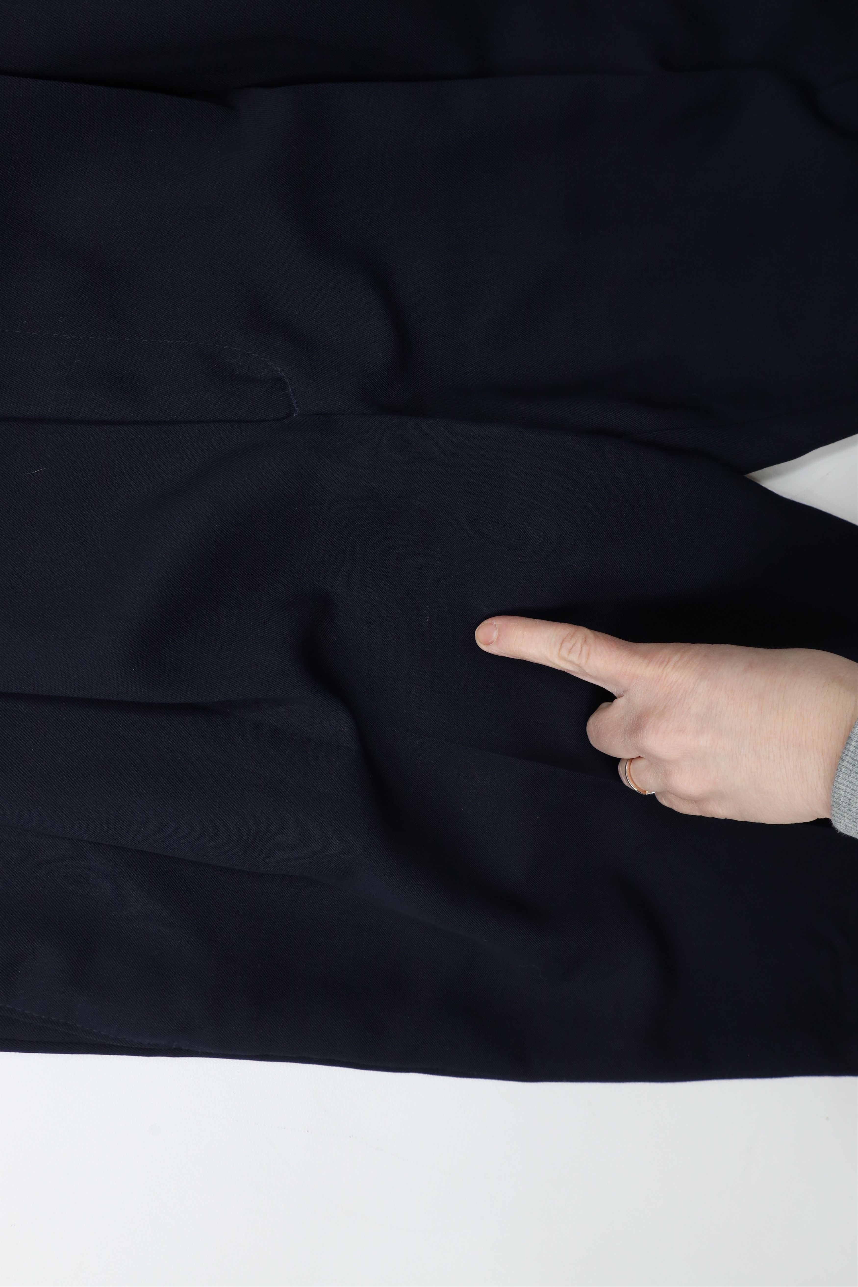 Vintage Vintage 90s Streetwear Pleated Cuffed Chino Pants Navy Blue Size US 32 / EU 48 - 8 Thumbnail