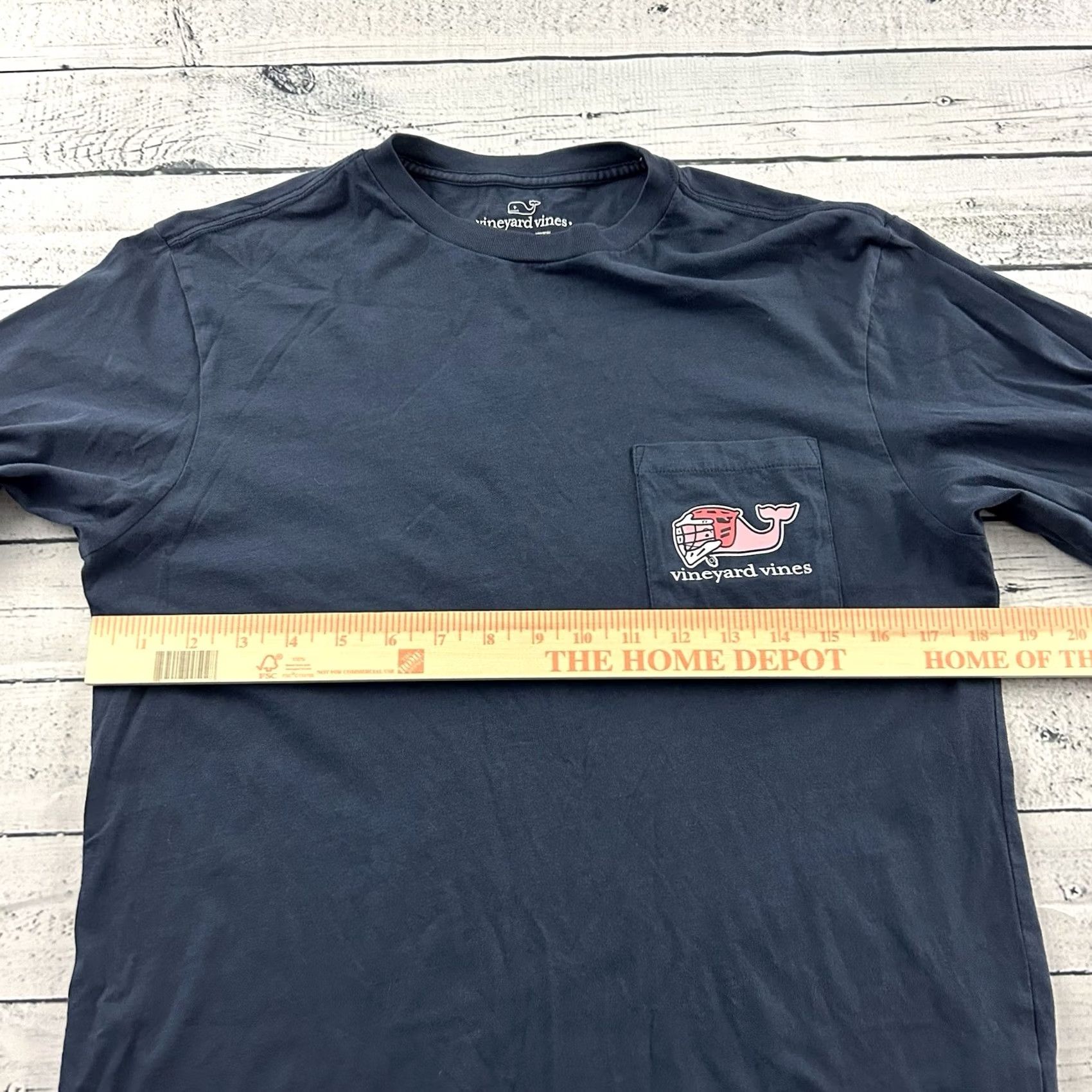 Vineyard Vines Vineyard Vines Lacrosse Long Sleeve Pocket T Shirt Men's XS Blue Size US XS / EU 42 / 0 - 5 Thumbnail