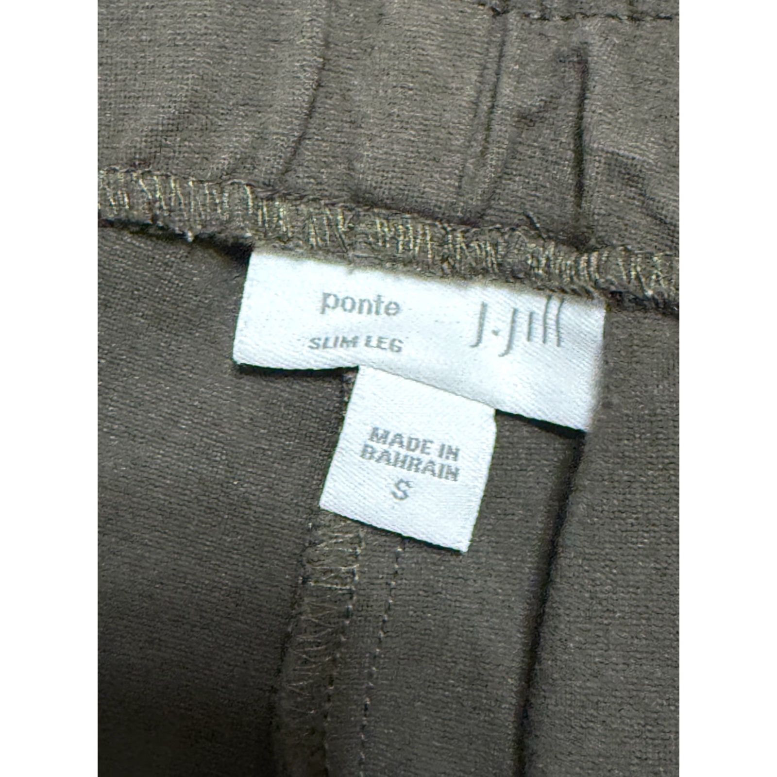 J. Jill J. Jill Pants Women's Small Green Pull On Ponte Slim Leg 28" Inseam Casual Size 28" / US 6 / IT 42 - 4 Thumbnail