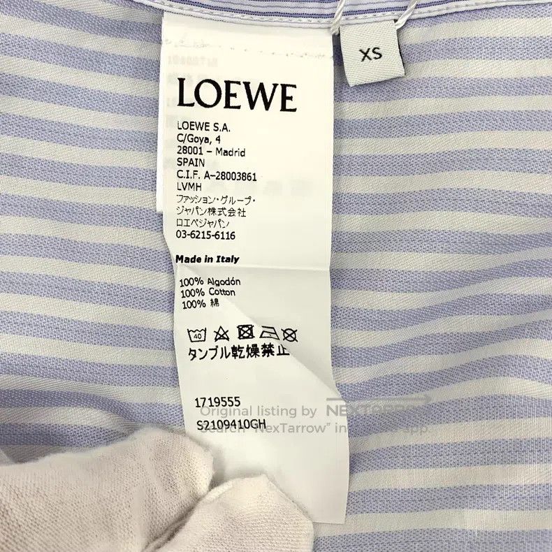 Loewe Loewe Color-Striped Cotton Long Sleeve Shirt Size XS / US 0-2 / IT 36-38 - 6 Thumbnail