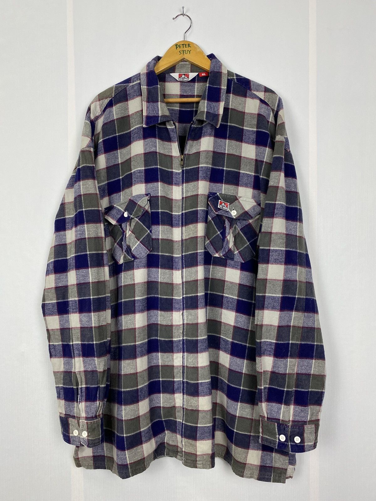 Ben Davis × Flannel × Vintage Vintage Ben Davis Flannel Jacket Size US XXL / EU 58 / 5 - 7 Thumbnail