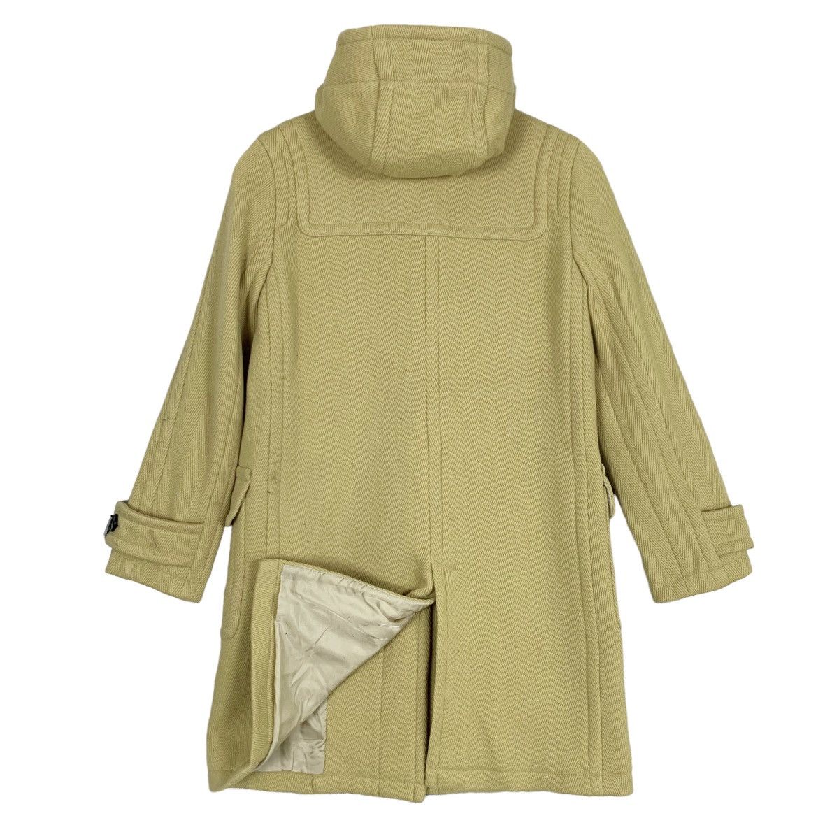 Yohji Yamamoto Vintage Ined by Yohji Yamamoto Wool Duffle Hoodie Coat SizeM Size M / US 6-8 / IT 42-44 - 8 Thumbnail