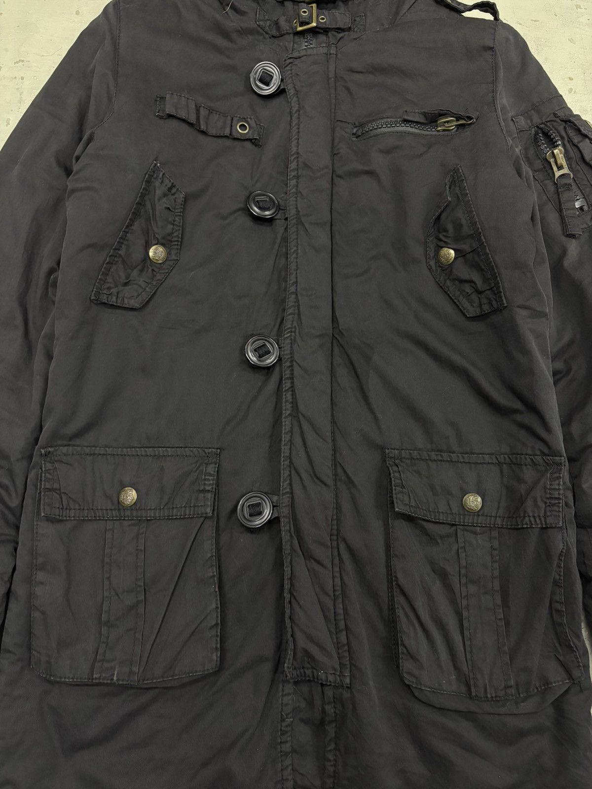 GOA Navana if six was nine LGB quilted fur hoodie vkei jacket Size US M / EU 48-50 / 2 - 7 Thumbnail