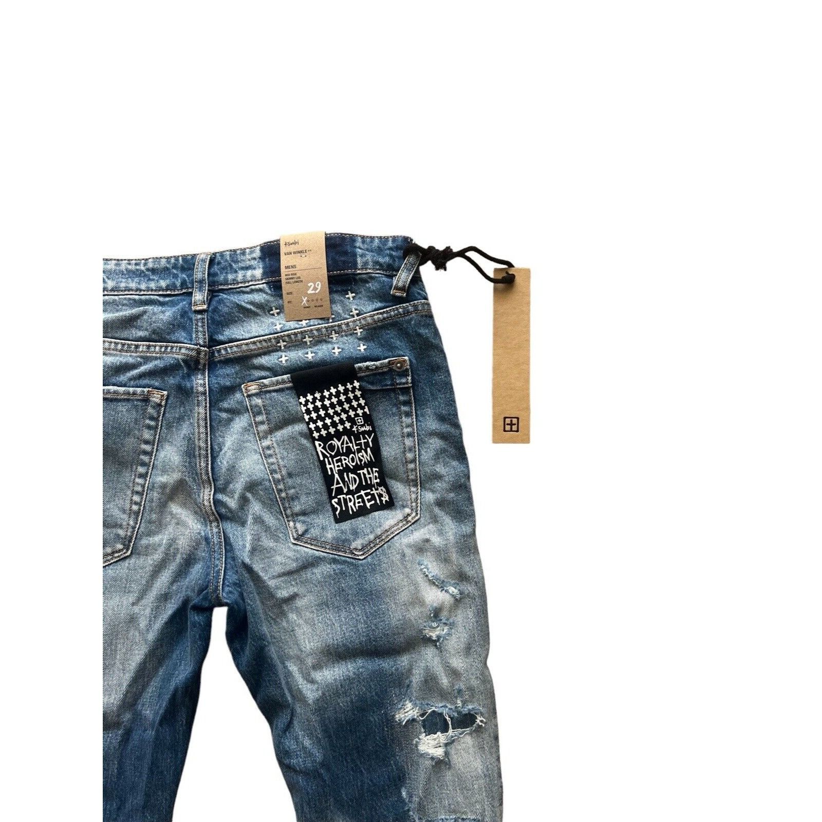 Ksubi Ksubi Jeans Mens Van Winkle Skinny Leg Blue $260 Size 29/32 Size US 29 - 3 Thumbnail