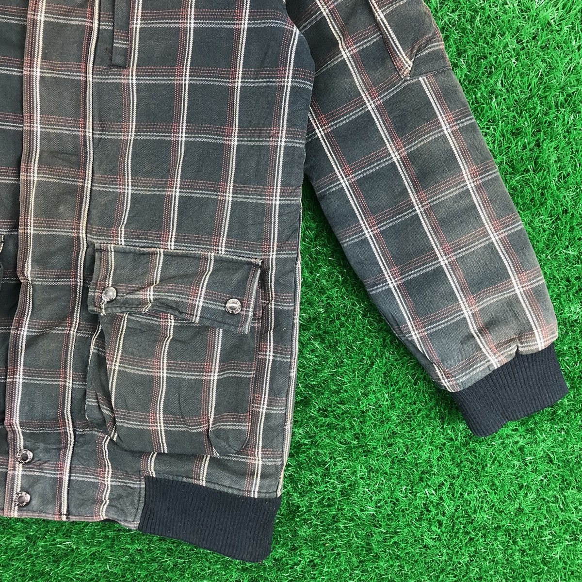 Japanese Brand Vintage 90's Duck Canvas Fabric Jacket by Romantic Mocha Size US S / EU 44-46 / 1 - 3 Thumbnail